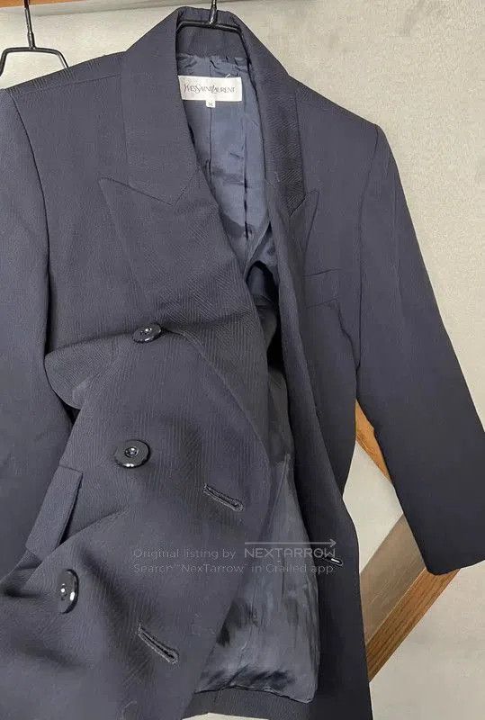 Other YSL Women's Navy Wool Cardigan . Size XXS / US 00 / IT 34 - 4 Thumbnail