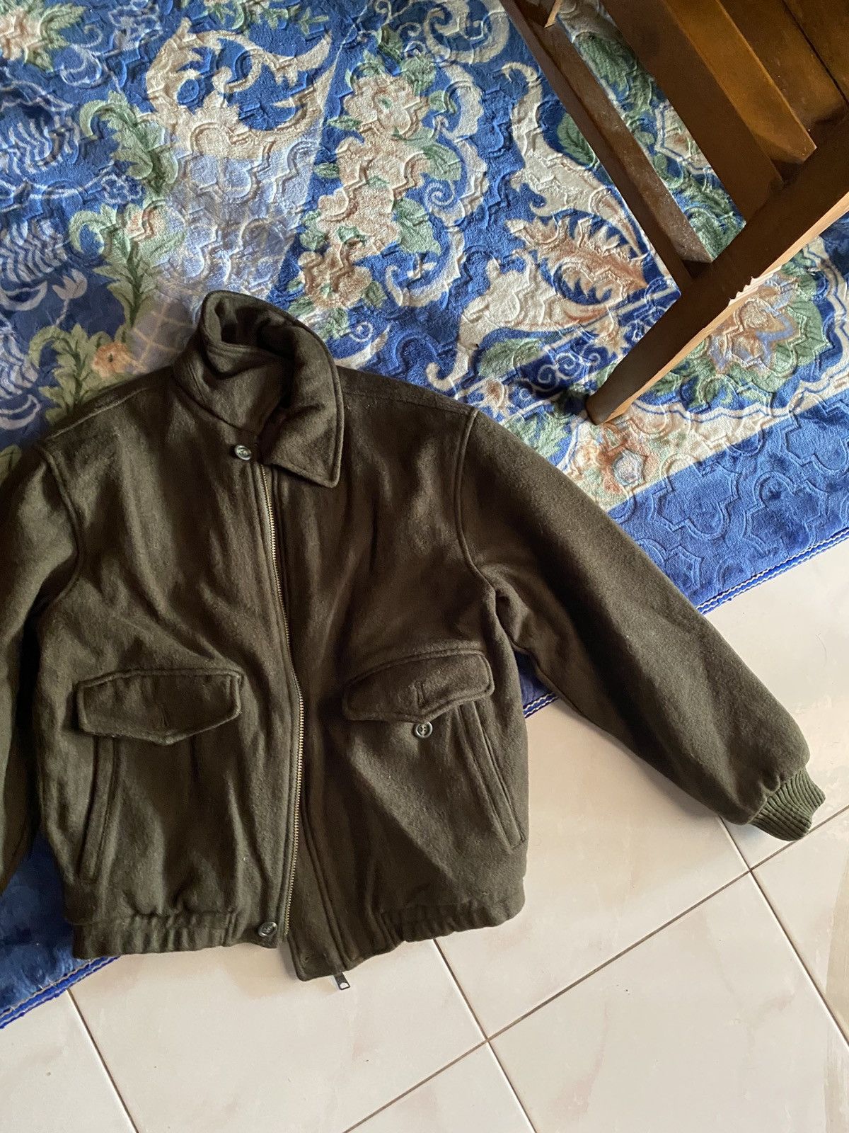 The North Face × Vintage STEAL💥OFFER ME ‼️VTG The North Face Wool Bomber Jacket Size US M / EU 48-50 / 2 - 14 Thumbnail
