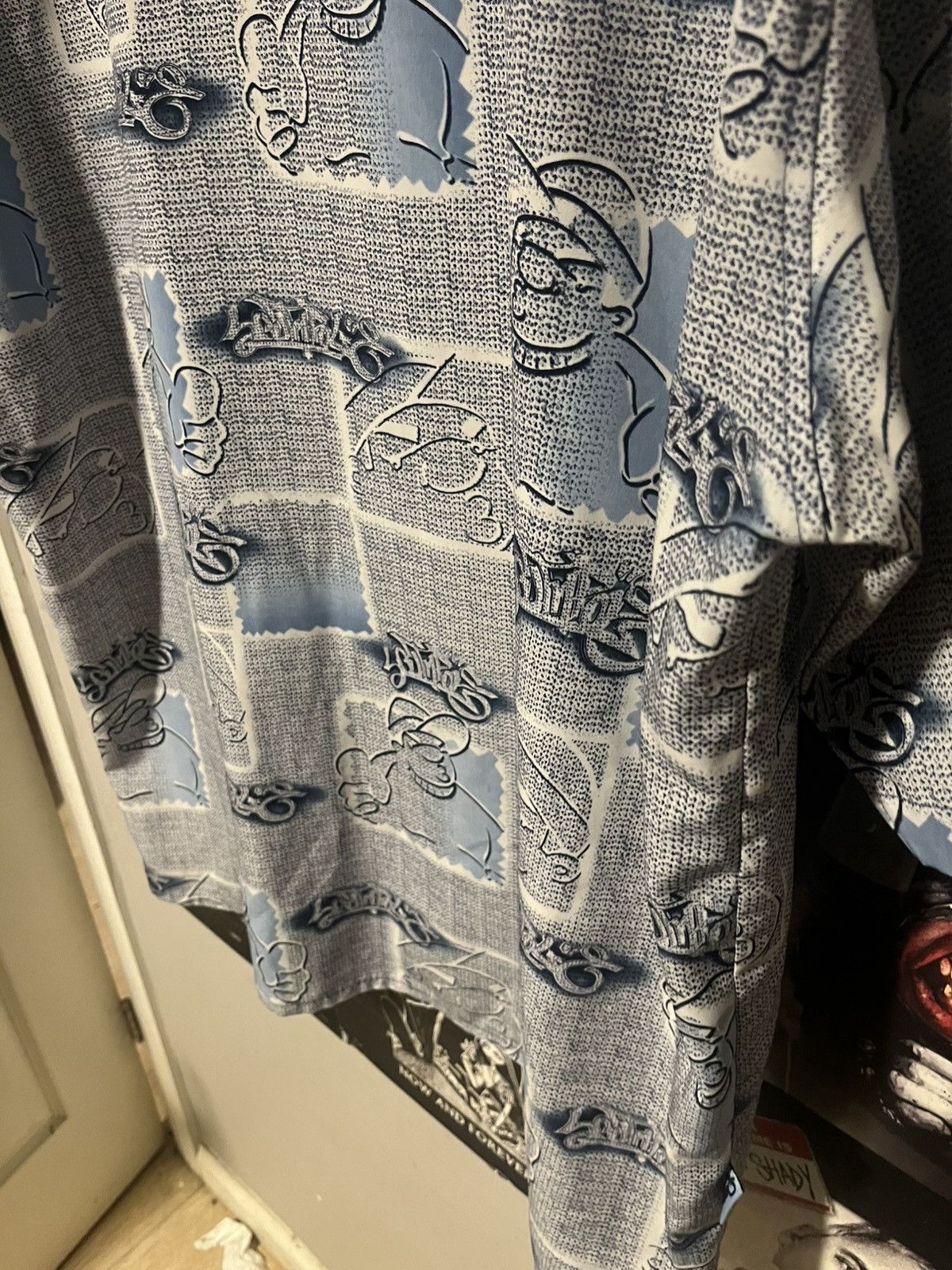Southpole Y2K 2000 SouthPole Graffiti Gangster Oversized Button Down Size US XL / EU 56 / 4 - 10 Thumbnail