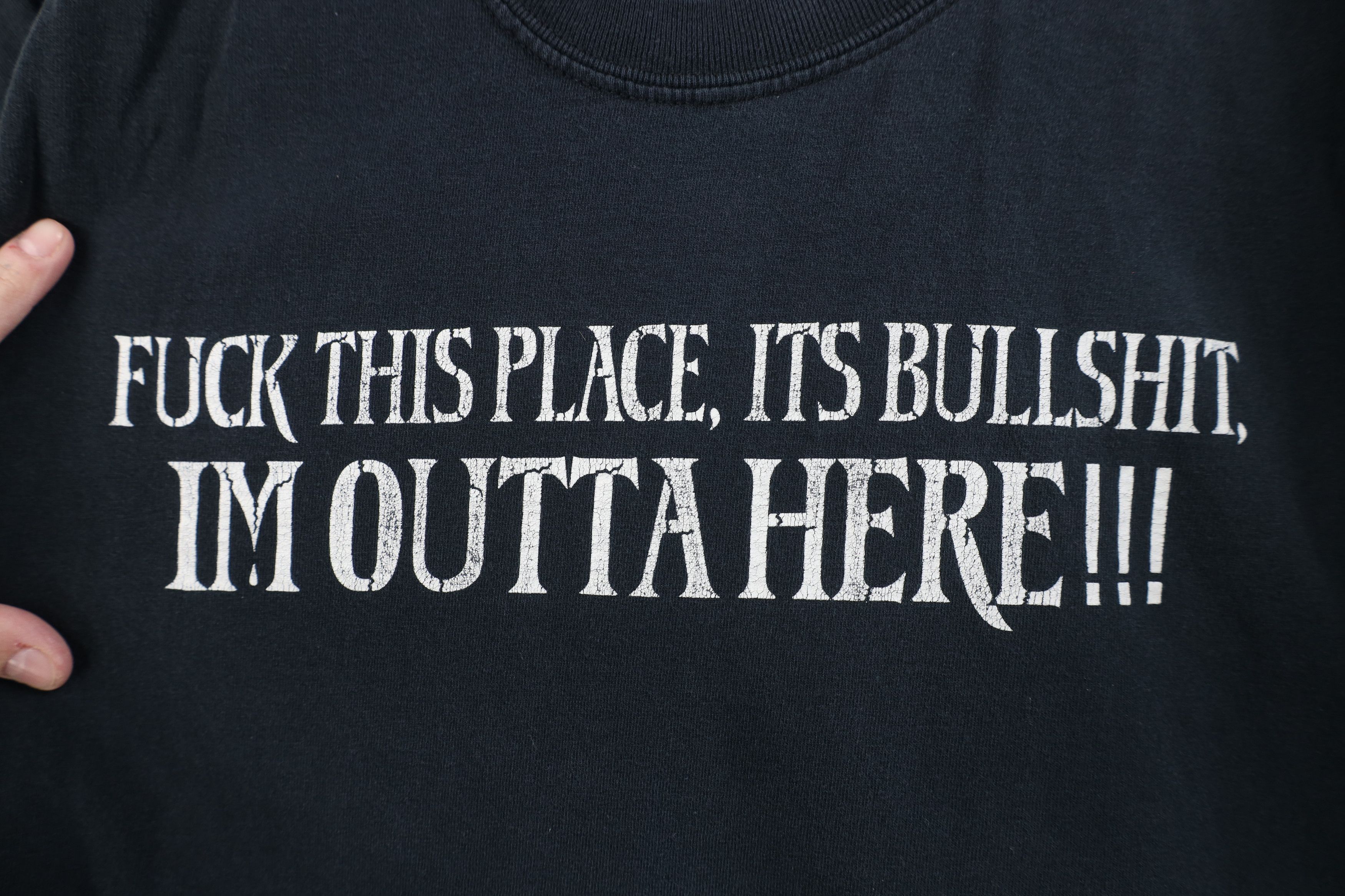 Vintage Vintage Bubba The Love Sponge Show Fu*k This Place T-Shirt Size US XL / EU 56 / 4 - 4 Thumbnail