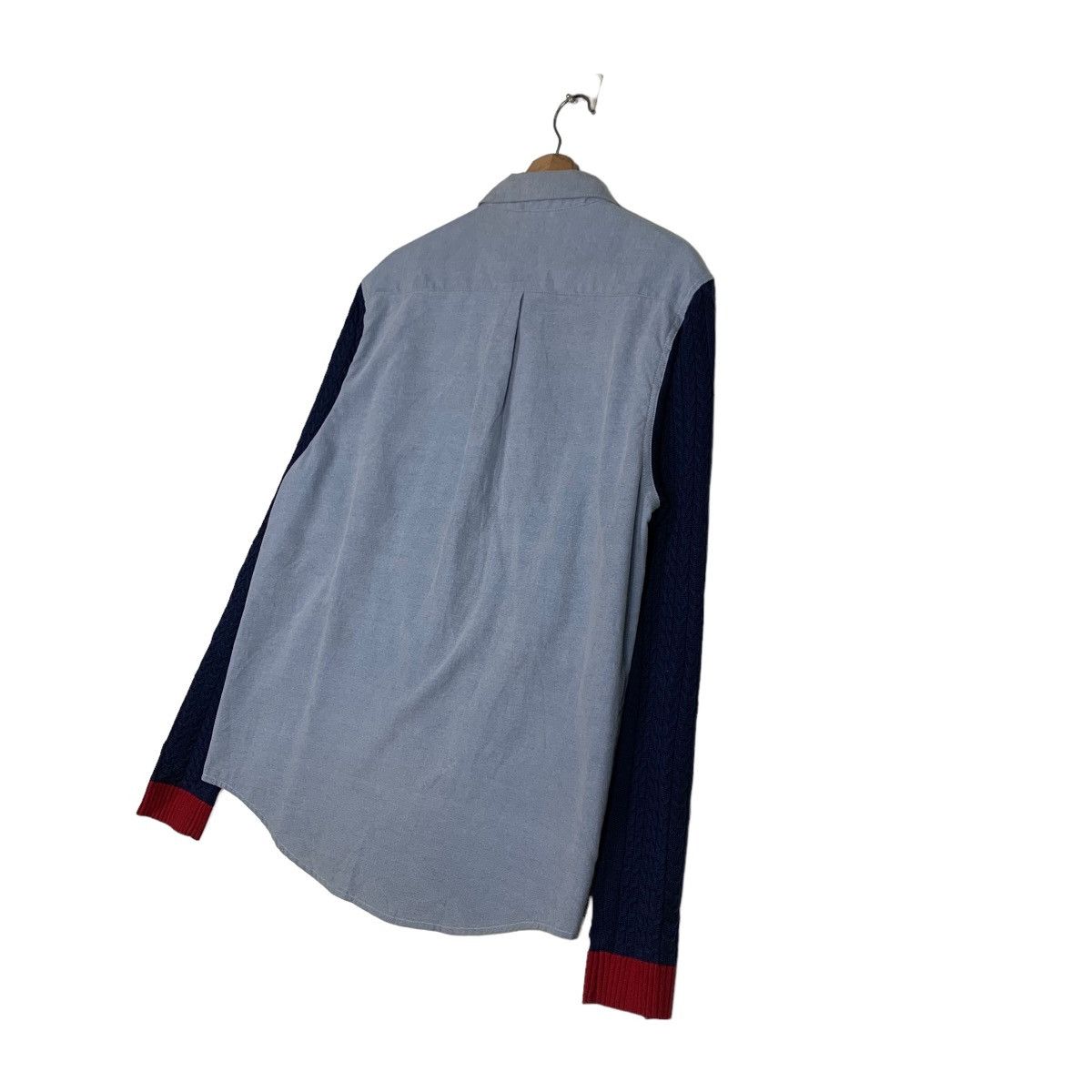 Japanese Brand Design Tshirts Store Graniph Knitted Sleeve Shirt #0089-C6 Size US L / EU 52-54 / 3 - 9 Thumbnail