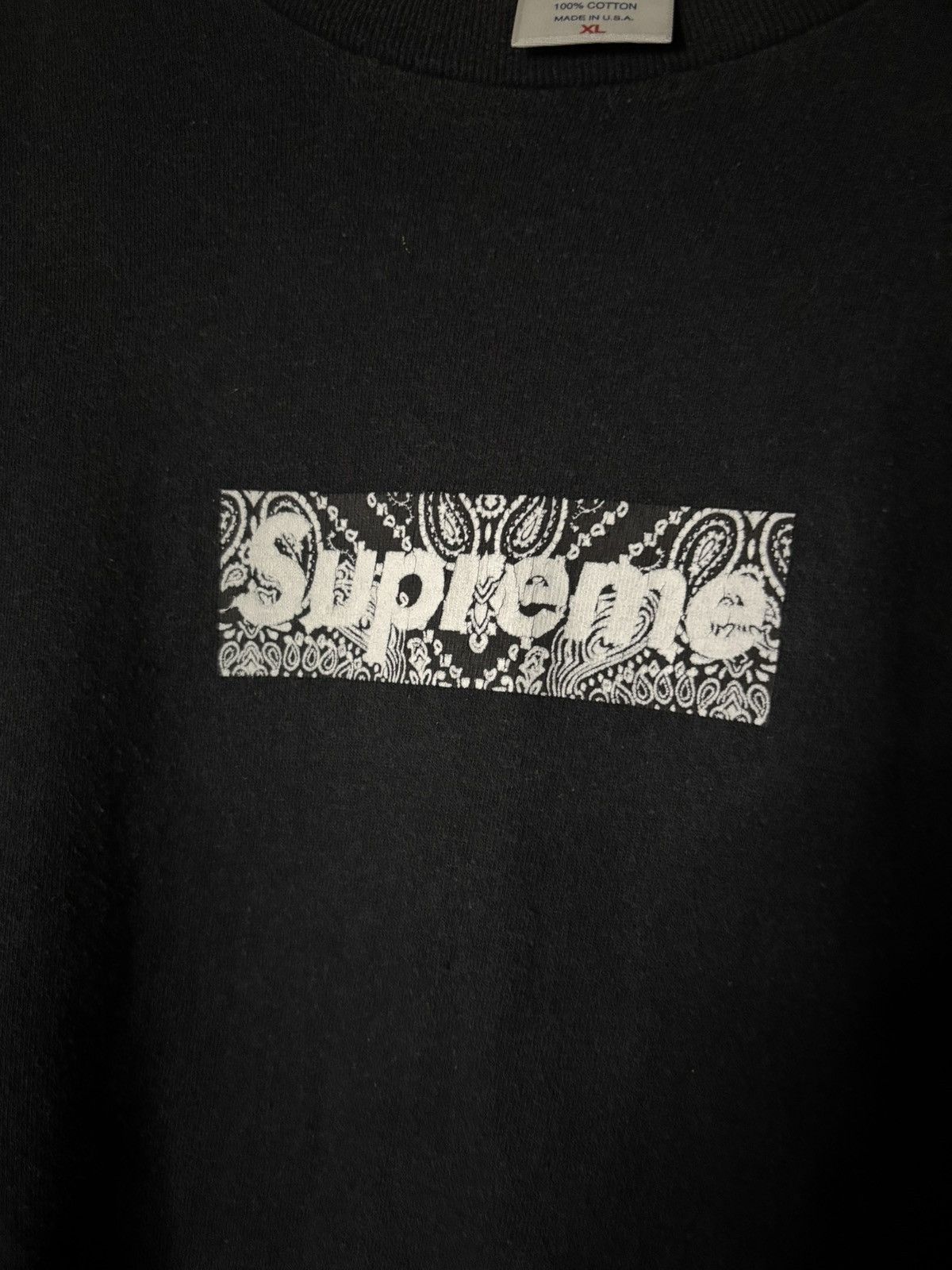 Supreme × Vintage OG Supreme Bandana Tee Size US XL / EU 56 / 4 - 3 Thumbnail