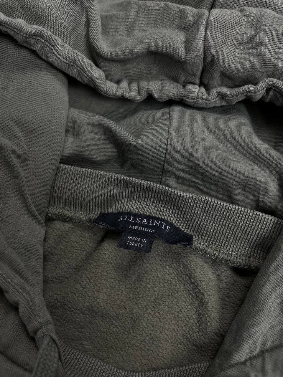 Allsaints Vintage Allsaints Big Logo Embroidery Boxy Hoodie M Size US M / EU 48-50 / 2 - 4 Thumbnail
