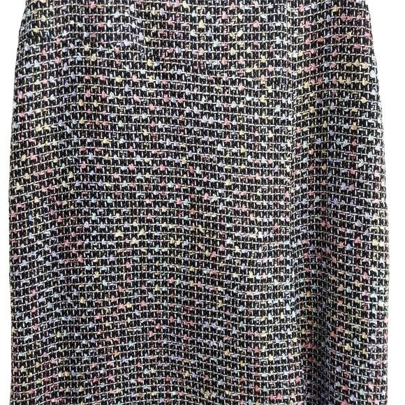 Vintage 90's Carlucci Wrap Skirt Sz 10 Embroidery Plaid Pastel Rainb Size 32" / US 10 / IT 46 - 7 Thumbnail