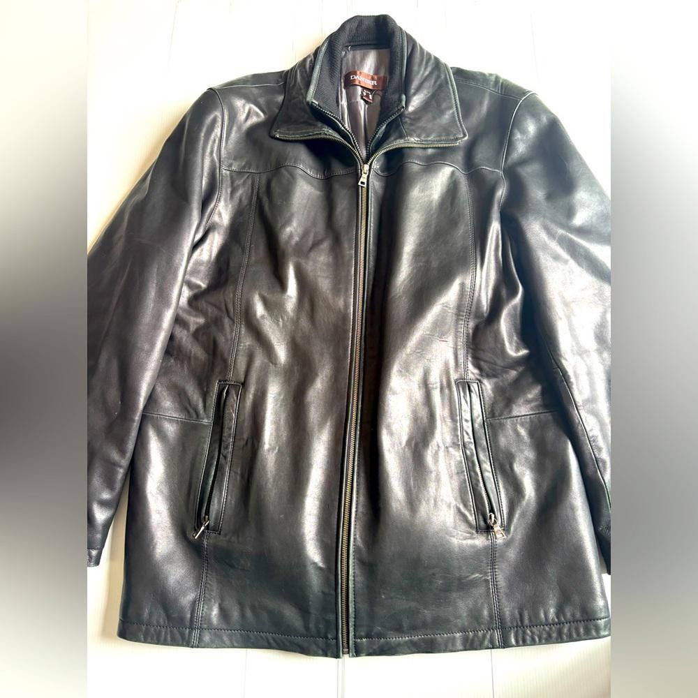 Danier Danier Black Leather Jacket for Men Size US XL / EU 56 / 4 - 1 Thumbnail