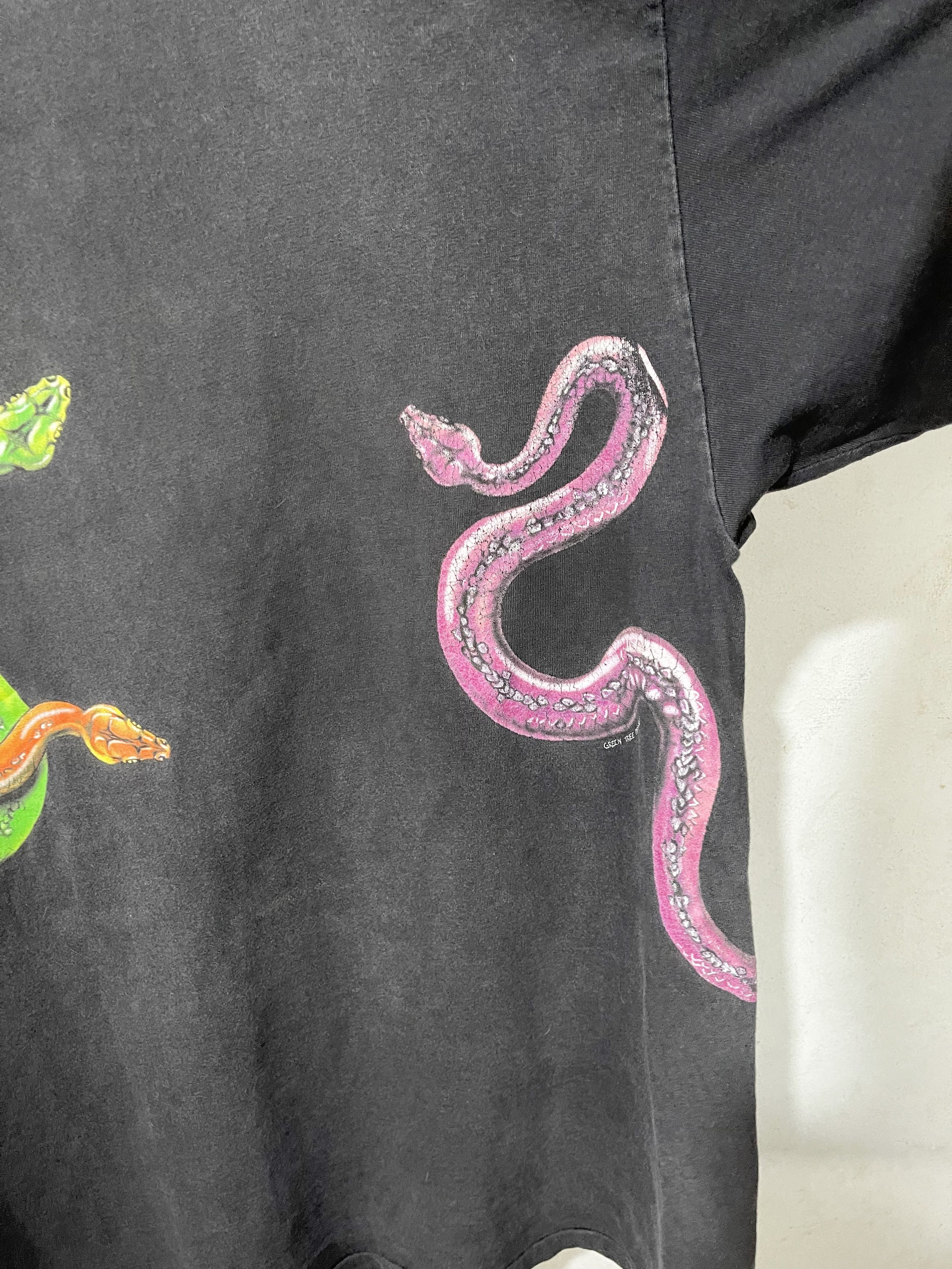 Vintage Vintage 90s Snake Shirt Size US XXL / EU 58 / 5 - 3 Thumbnail