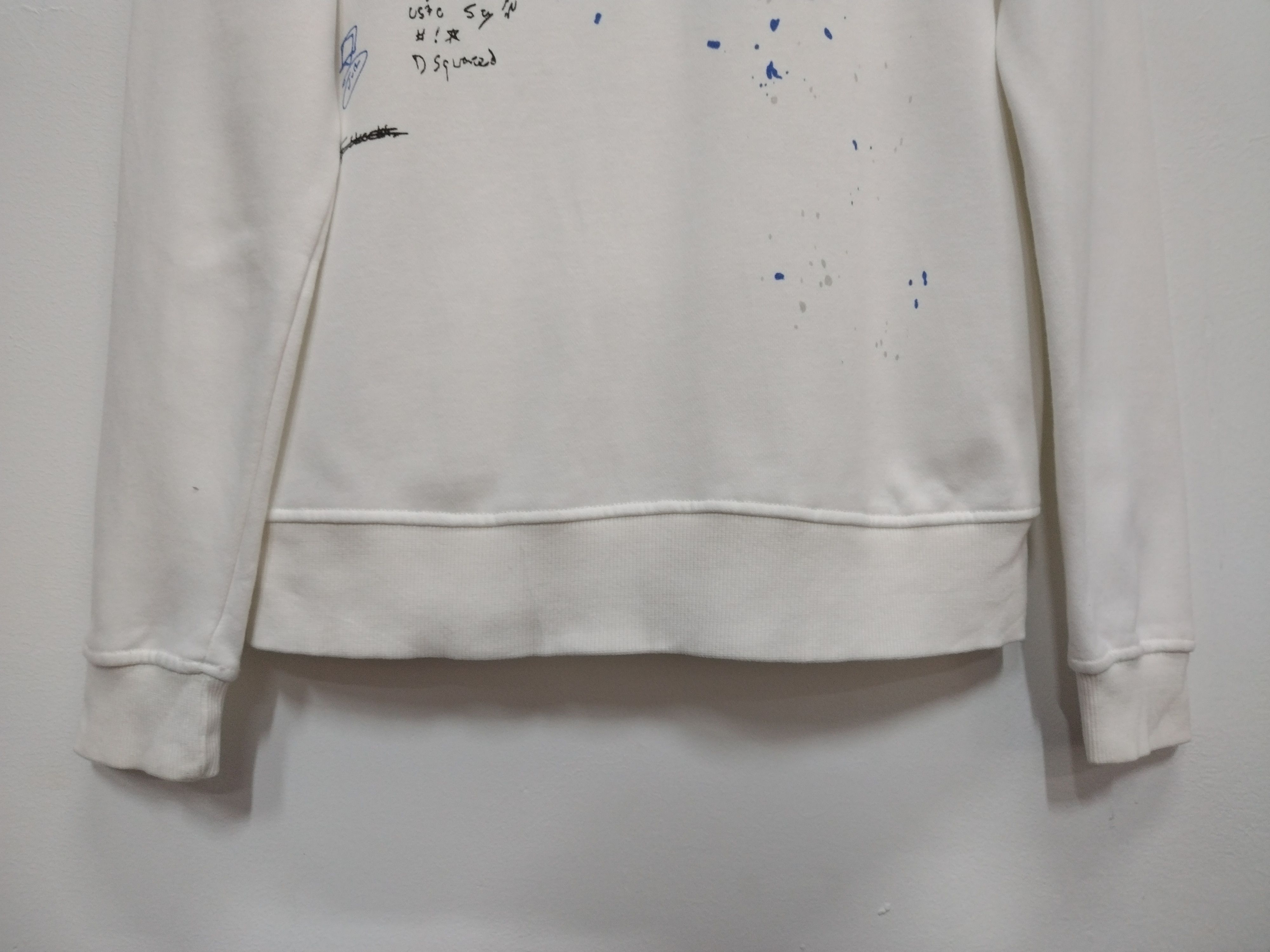 Dsquared2 × If Six Was Nine RARE DESIGN DSQUARED2 GRAFFITI SWEATSHIRT Size US L / EU 52-54 / 3 - 15 Thumbnail