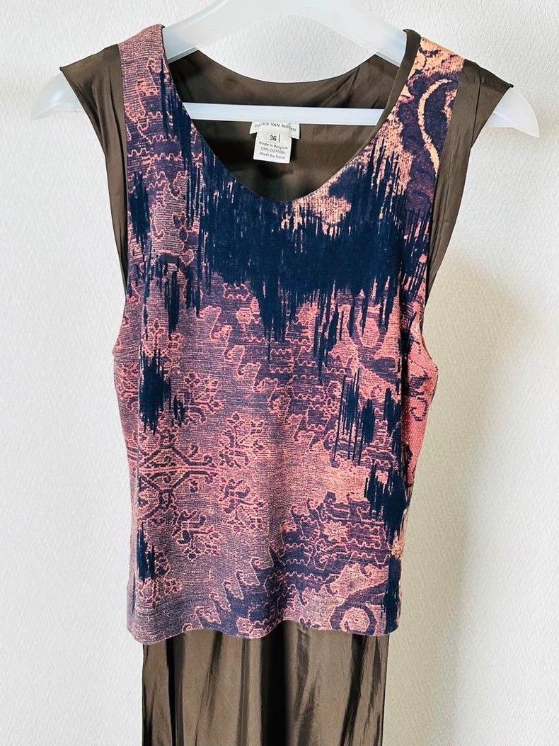 Dries Van Noten Dries Van Noten size:36 Rare printed patchwork long dress Size XS / US 0-2 / IT 36-38 - 2 Thumbnail
