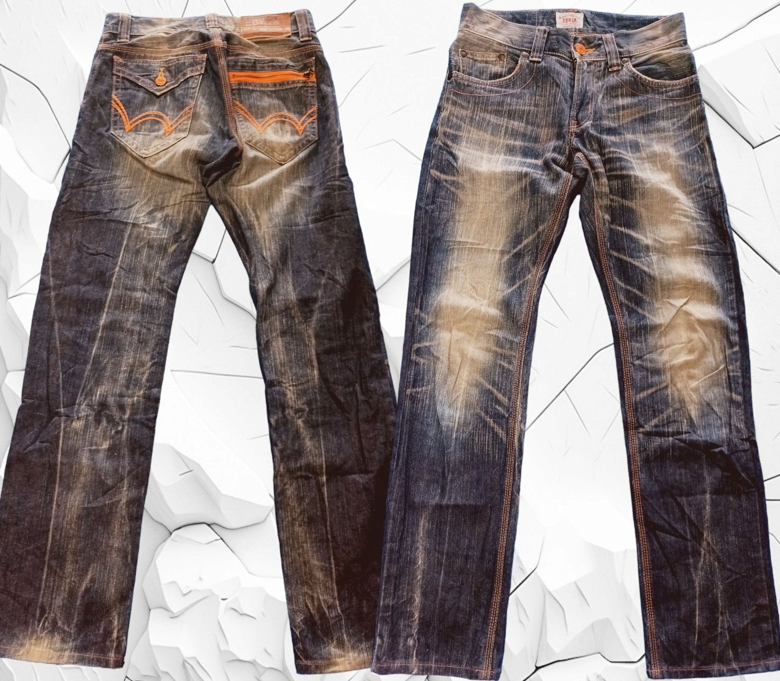 Edwin EDWIN EXCLUSIVE VINTAGE NICE FADED 🔥🔥 Size US 30 / EU 46 - 3 Thumbnail