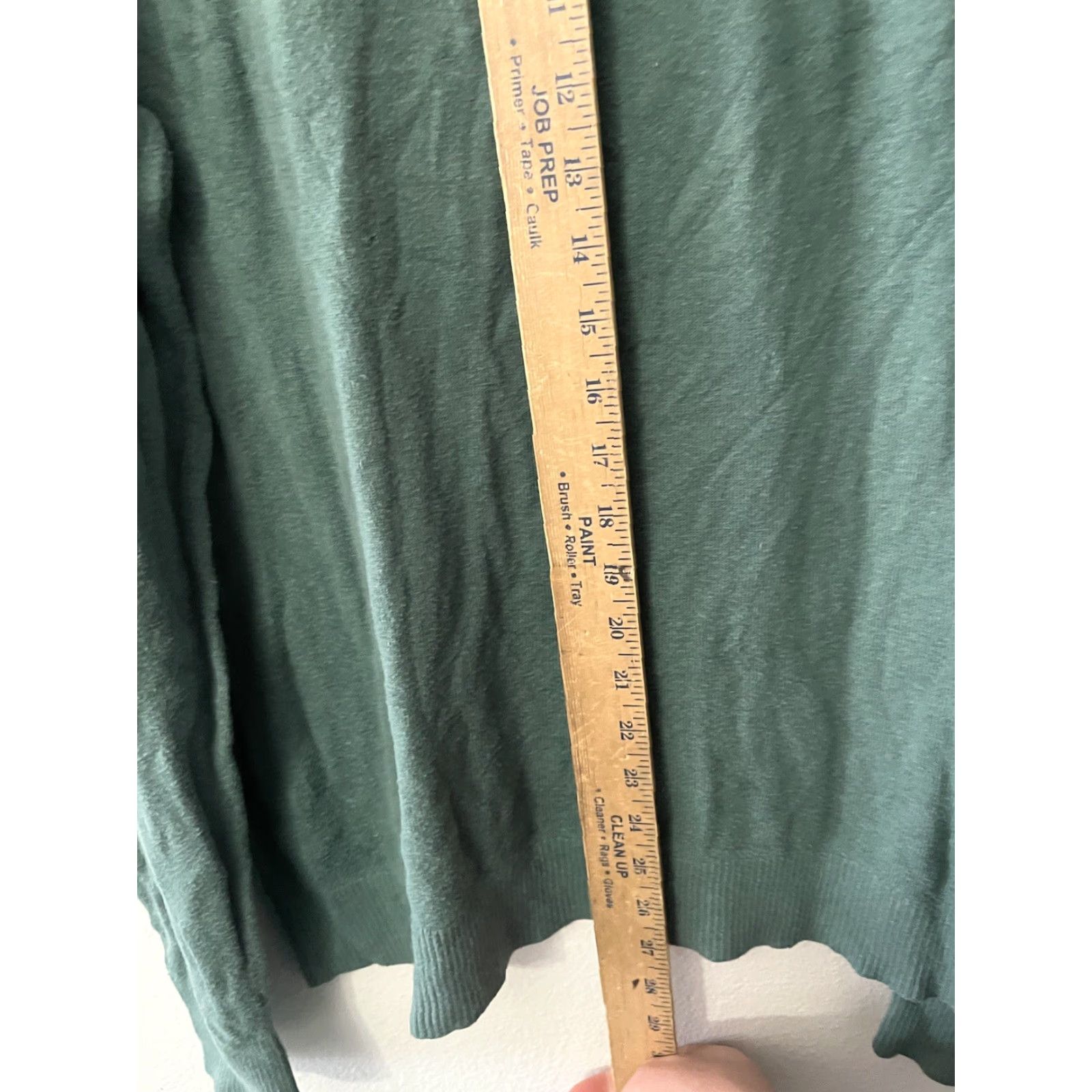 Abercrombie & Fitch VINTAGE Abercrombie & Fitch Sweater Men Large Logo Embroidered V-Neck Green Cashmere Cotton Pullover Casual Size US L / EU 52-54 / 3 - 4 Thumbnail