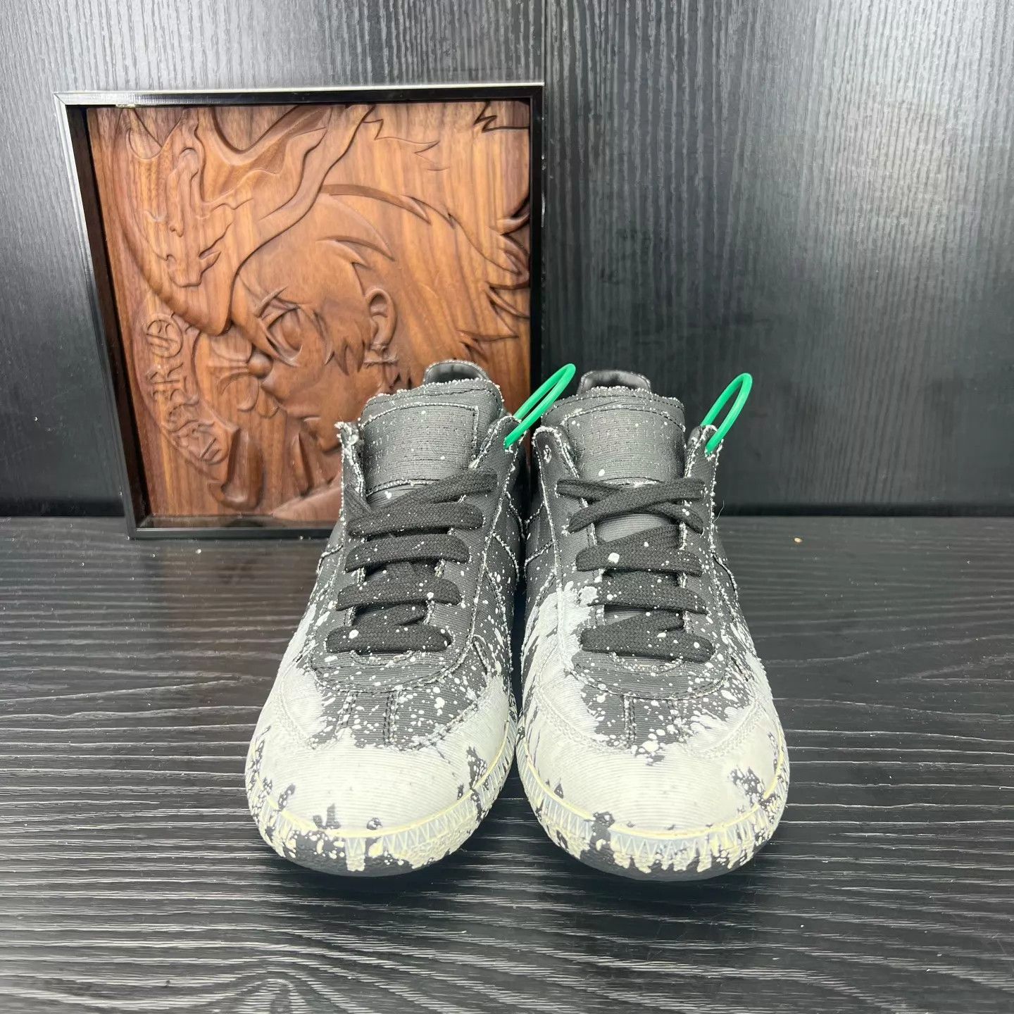 Maison Margiela Maison Margiela Black Splatter Decon Trainer EU 37.5 Size US 7 / IT 37 - 6 Thumbnail