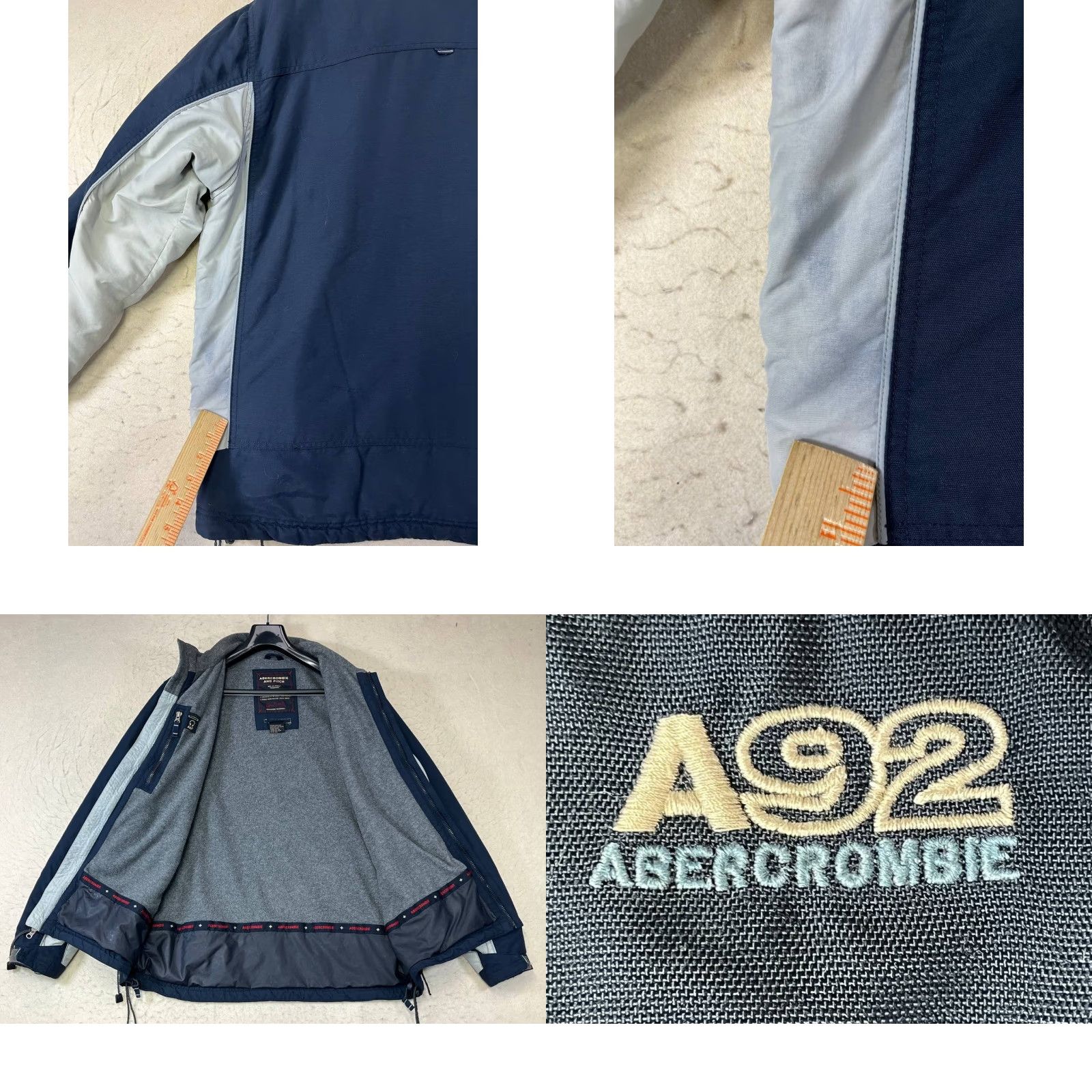 Abercrombie & Fitch VINTAGE Abercrombie & Fitch Jacket Blue Men Medium Puffer 92 Nylon Polyester Winter Shirt Coat? Size US M / EU 48-50 / 2 - 8 Thumbnail