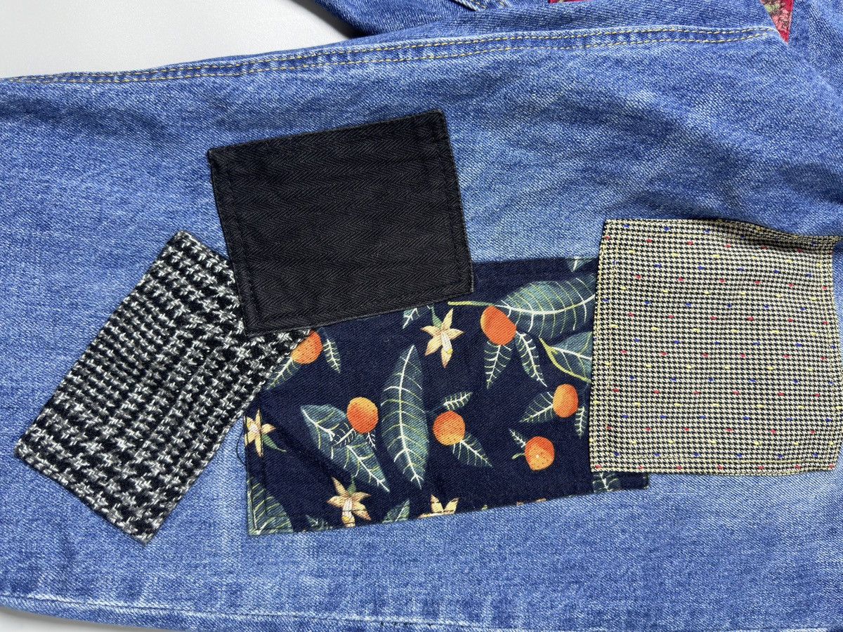 Comme des Garcons × Junya Watanabe CDG - JUNYA WATANABE — DENIM PATCHWORK JEANS Size US 32 / EU 48 - 13 Thumbnail