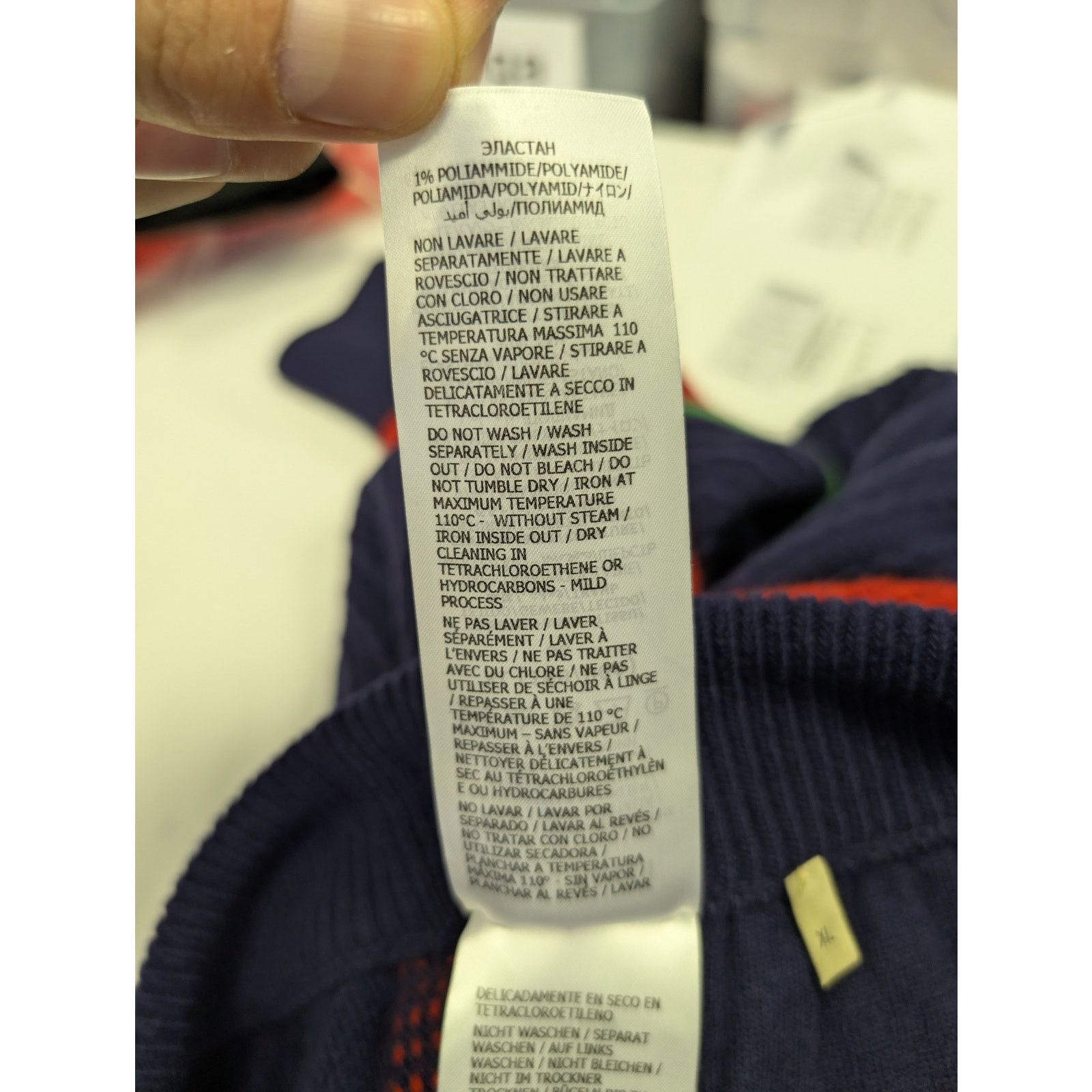 Gucci o1rshd1 Sweatpants Knitwear Pants With Web in Navy Blue Size US 36 / EU 52 - 16 Thumbnail