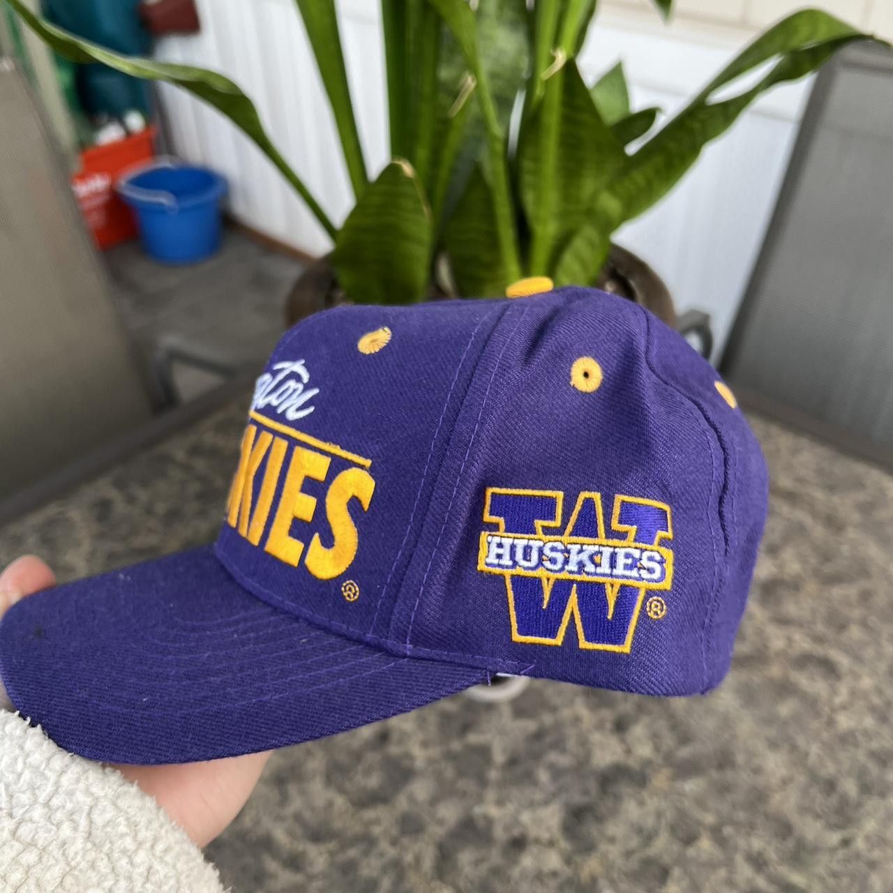Vintage Vintage 90s The Game WASHINGTON HUSKIES Snapback VTG Cap Hat Size ONE SIZE - 2 Thumbnail