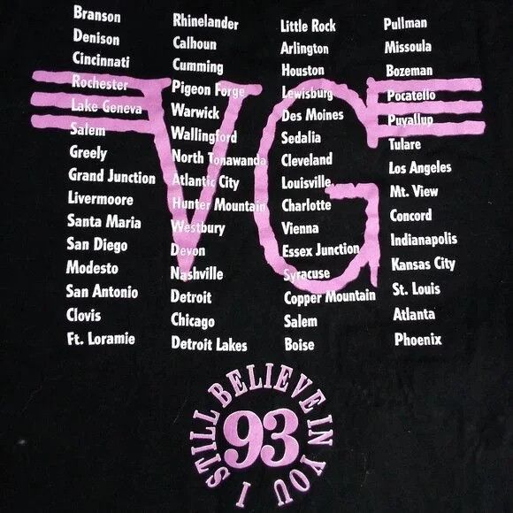 Band Tees Vintage Vince Gill I Still Believe In You 1993 Tour T-Shirt Size US L / EU 52-54 / 3 - 6 Thumbnail