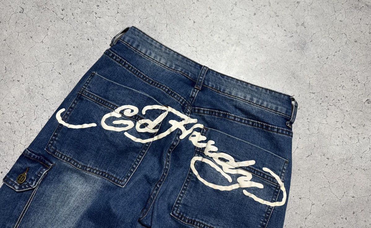 Ed Hardy Ed Hardy Women’s Big Logo Baggy Denim Jeans Size S Size 27" / US 4 / IT 40 - 11 Thumbnail
