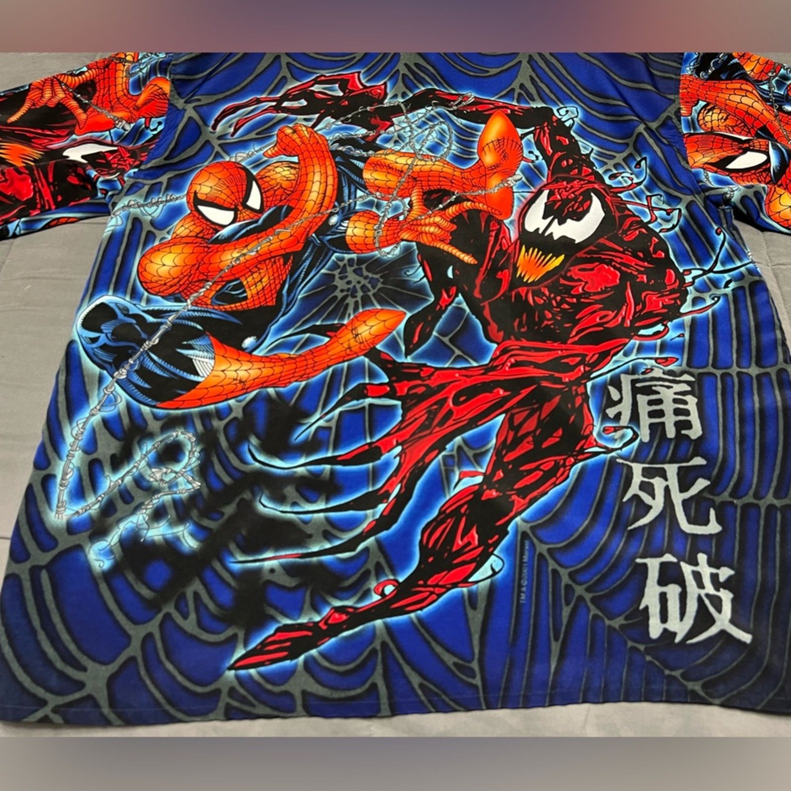 Changes VINTAGE CHANGES Venom Spider Man Shirt All Over Print Y2K Size US XXL / EU 58 / 5 - 8 Thumbnail