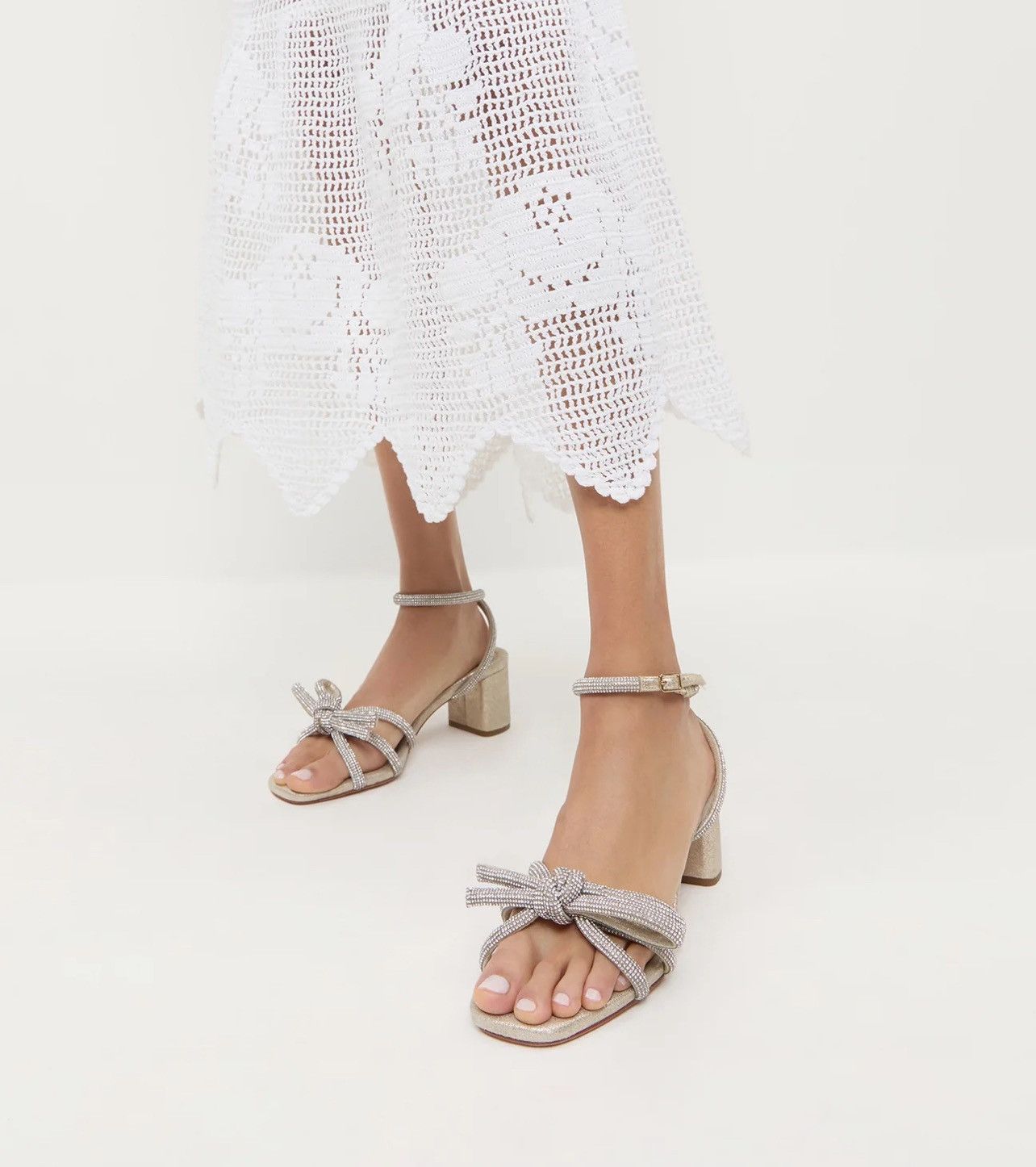 Loeffler Randall Loeffler Randall Bow Mid−Heel Sandal size 7.5 Size US 7.5 / IT 37.5 - 2 Thumbnail