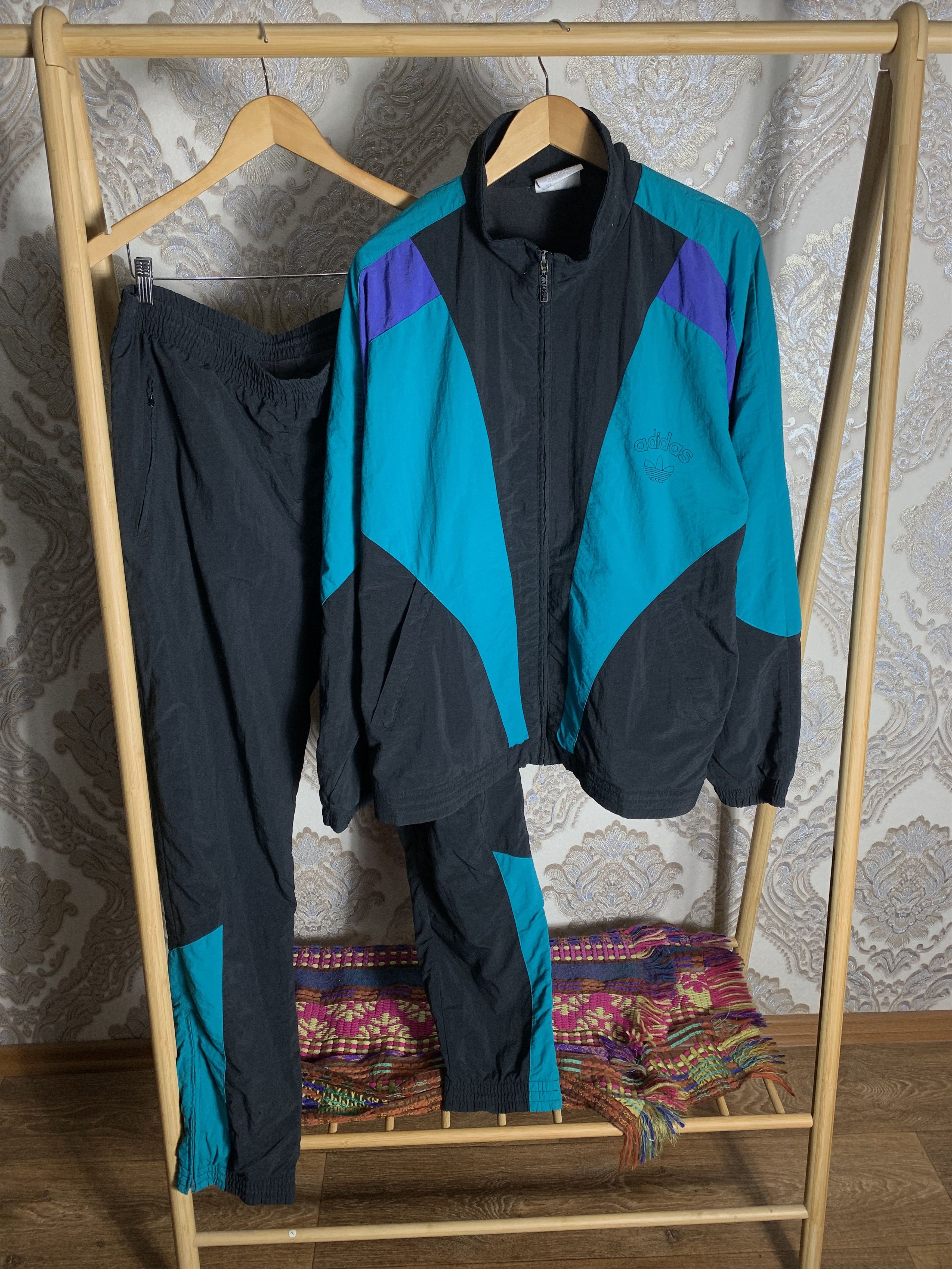 Vintage VERY RARE ADIDAS ORIGINAL EQUIPMENT SUIT RETRO CASUAL 90s Size US L / EU 52-54 / 3 - 7 Thumbnail