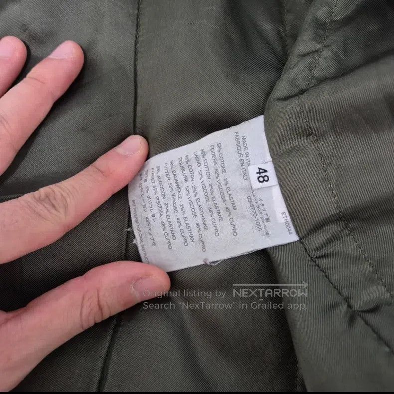 Helmut Lang Helmut Lang Military Motorcycle Jacket Size US M / EU 48-50 / 2 - 8 Thumbnail
