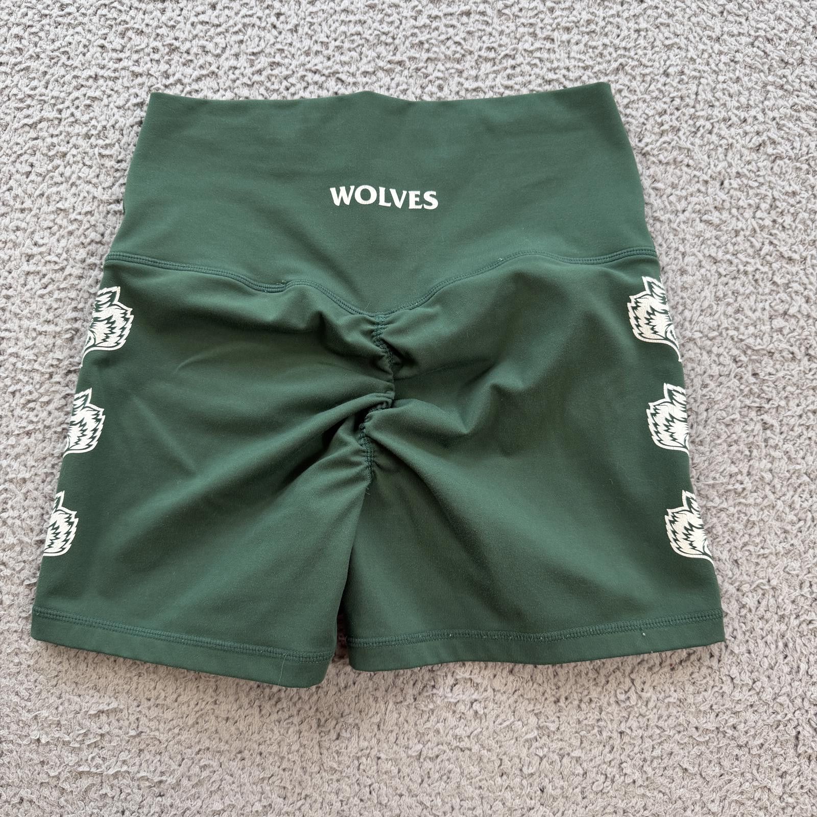 Darc Sport Darc Sport Wolves Womens Shorts 351/500 Back Scrunch Green Size 28" / US 6 / IT 42 - 1 Thumbnail