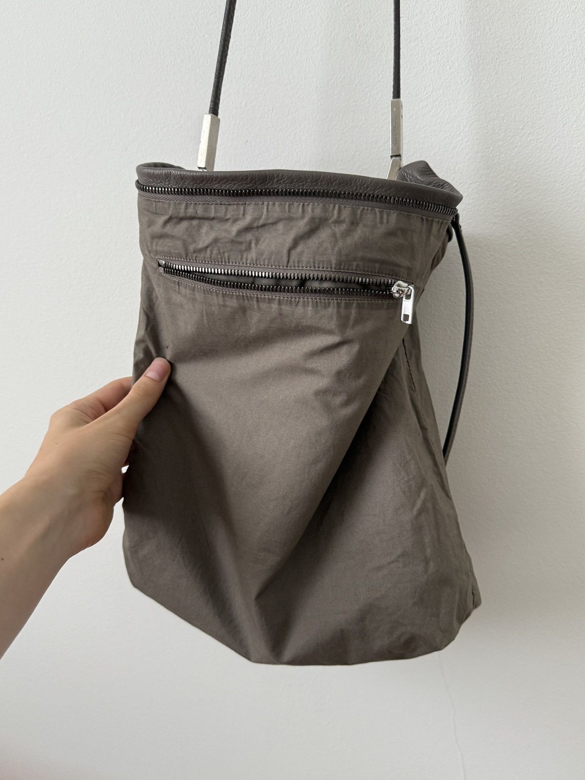 Rick Owens Adri Leather Shoulder Bag Size ONE SIZE - 13 Thumbnail