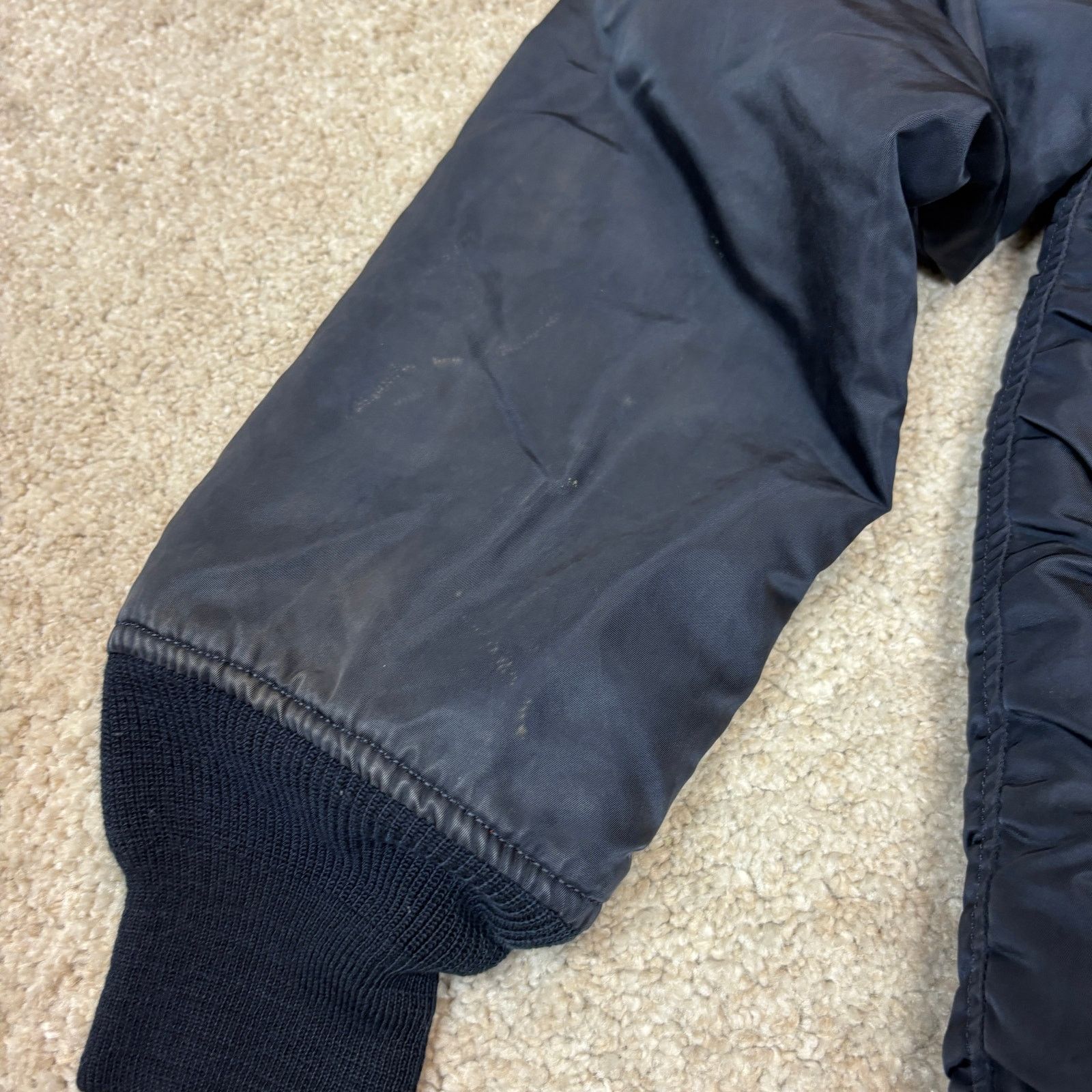 Salvage Salvage MA-1 Bomber Jacket Death or Glory Men's Medium y2k Size US M / EU 48-50 / 2 - 12 Thumbnail