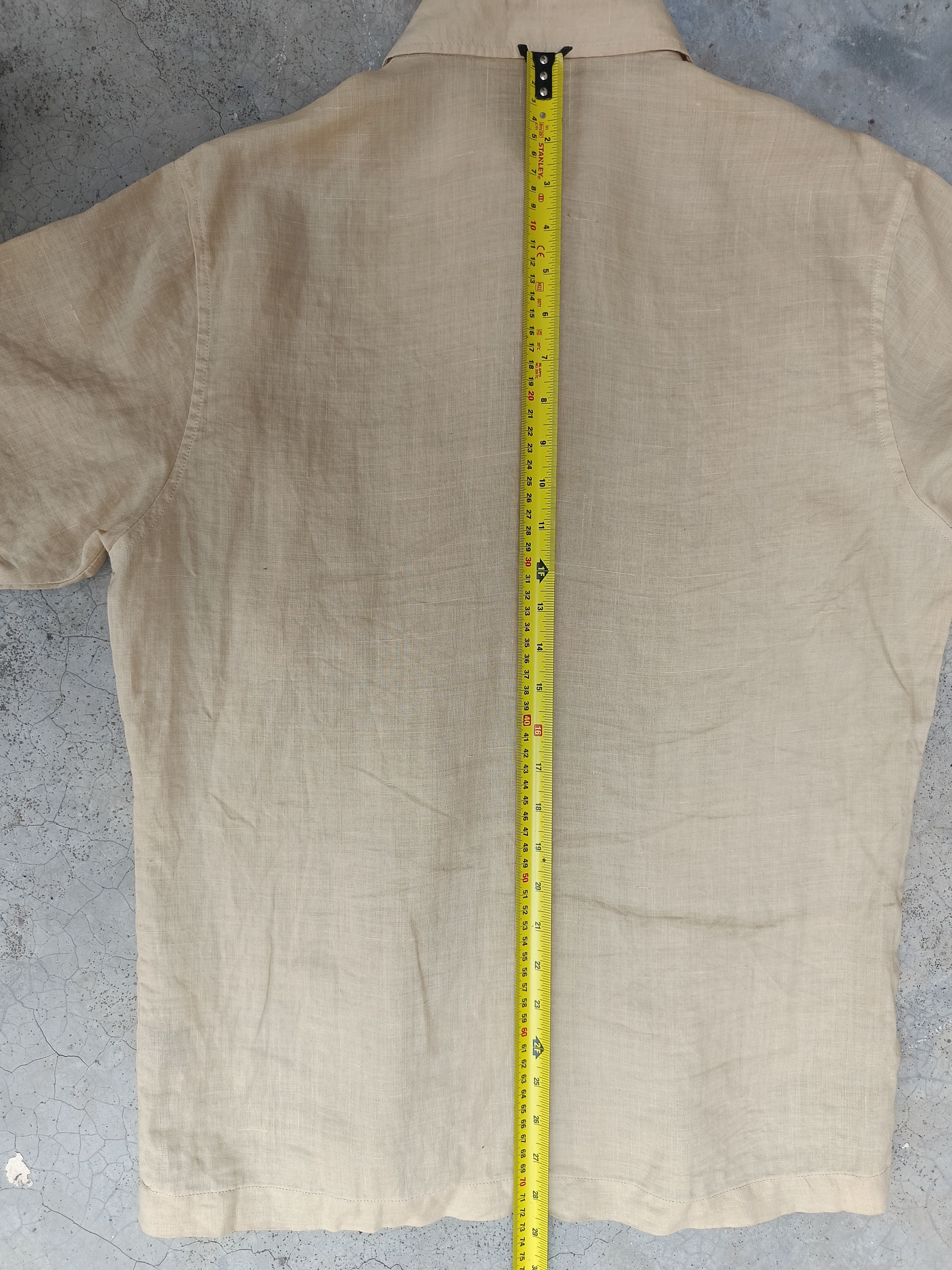 Versace Jeans Couture 90's VERSACE JEANS COUTURE VINTAGE SHIRT BUTTON UP LINEN Size US L / EU 52-54 / 3 - 12 Thumbnail