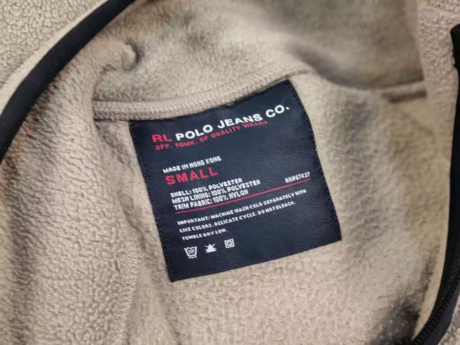 Polo Ralph Lauren Vintage 90's Ralph Lauren Polo Co Fleece Zip Removable Hood Size US S / EU 44-46 / 1 - 9 Thumbnail