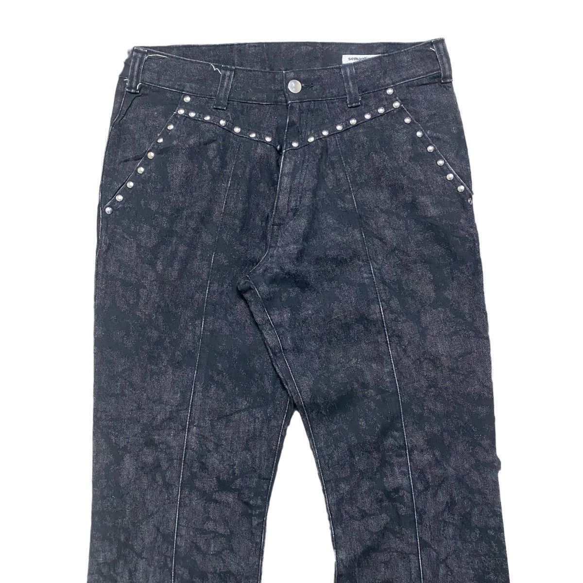 semanticdesign Semantic Design Fleur Denim Flare Jeans Studded Size US 30 / EU 46 - 3 Thumbnail