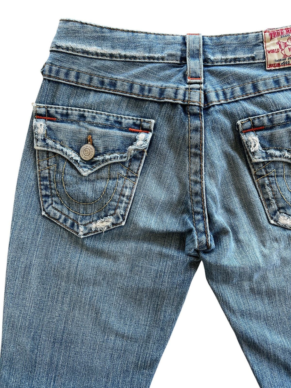 True Religion True Religion Distressed Flare Women Denim Size 26" / US 2 / IT 38 - 8 Thumbnail