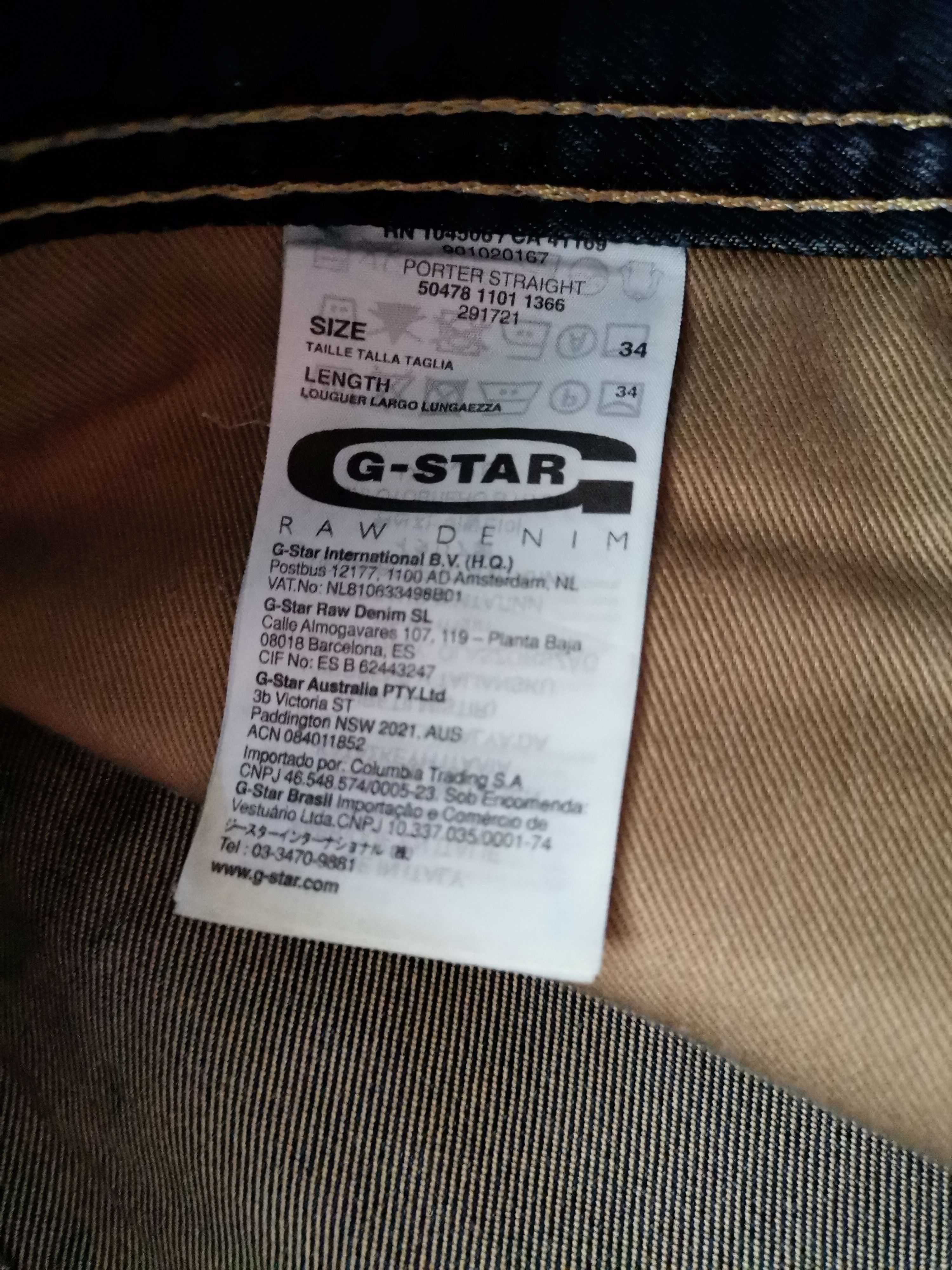 G-Star × Vintage Vintage G-Star Raw Distressed Jeans Size US 34 / EU 50 - 3 Thumbnail
