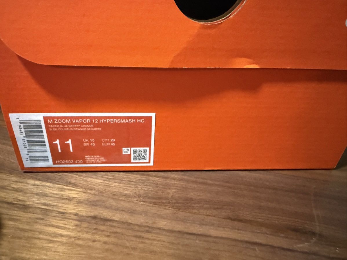 Nike Nike Vapor 12 Hypersmash Racer Blue/Safety Orange Size 11 Size US 11 / EU 44 - 12 Thumbnail