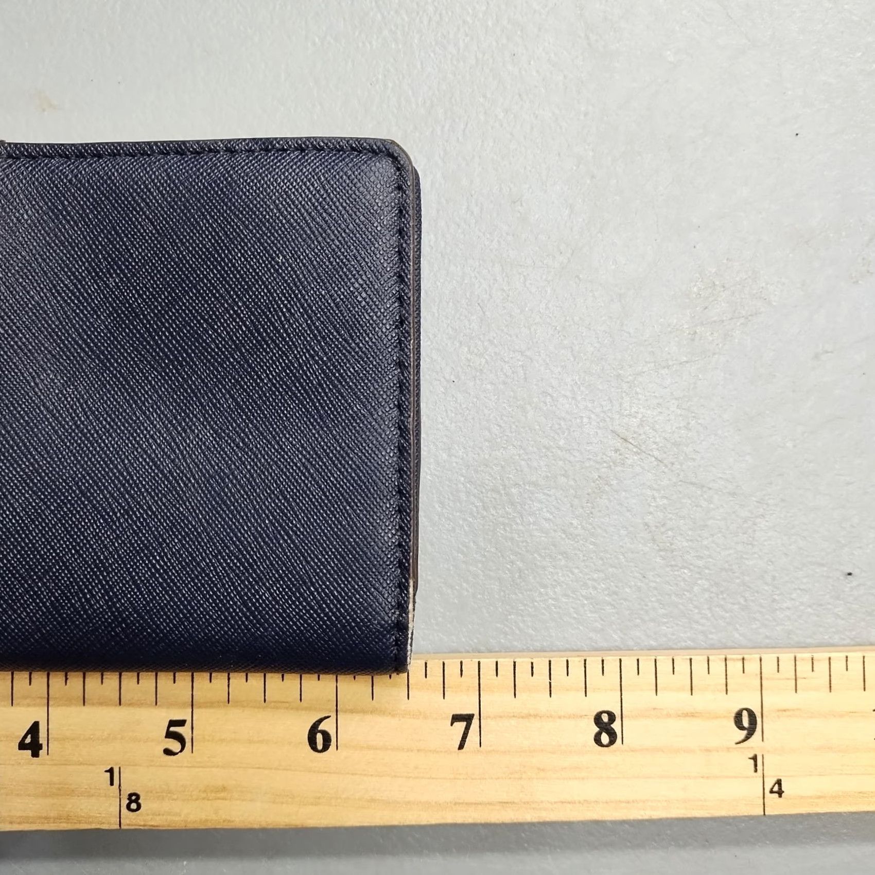 Vintage kate spade new york Laurel Way Stacy Clutch Wallet Womens Navy Snap Closure Wallet Navy Women’s Basic Pattern Solid Vintage No Size ONE SIZE - 6 Thumbnail