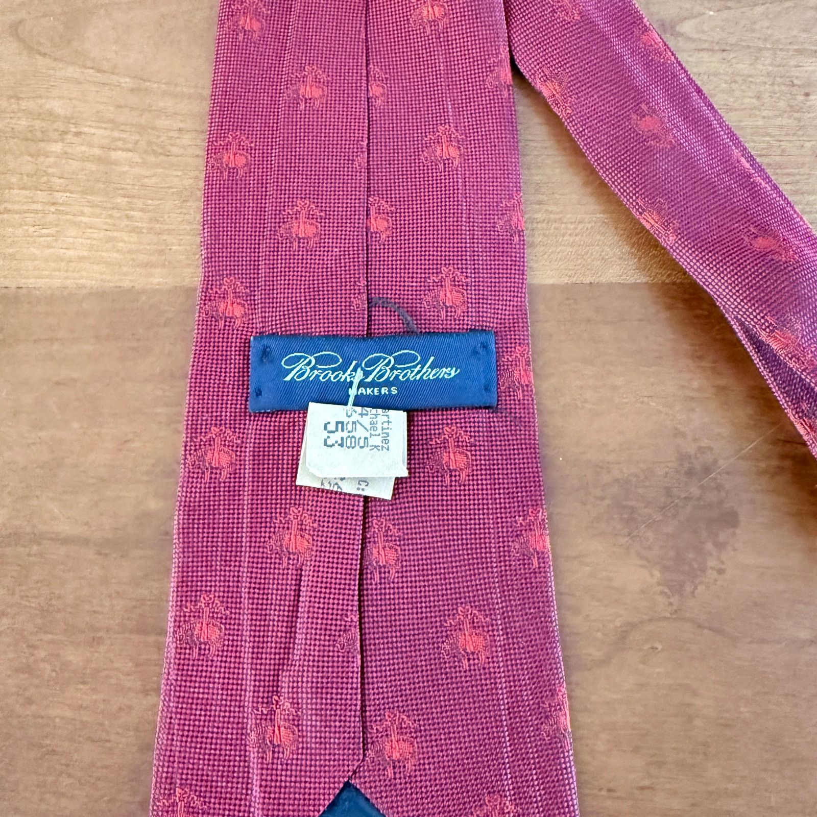 Other Brooks Brothers Makers Geometric Silk Men's Tie Size ONE SIZE - 4 Thumbnail