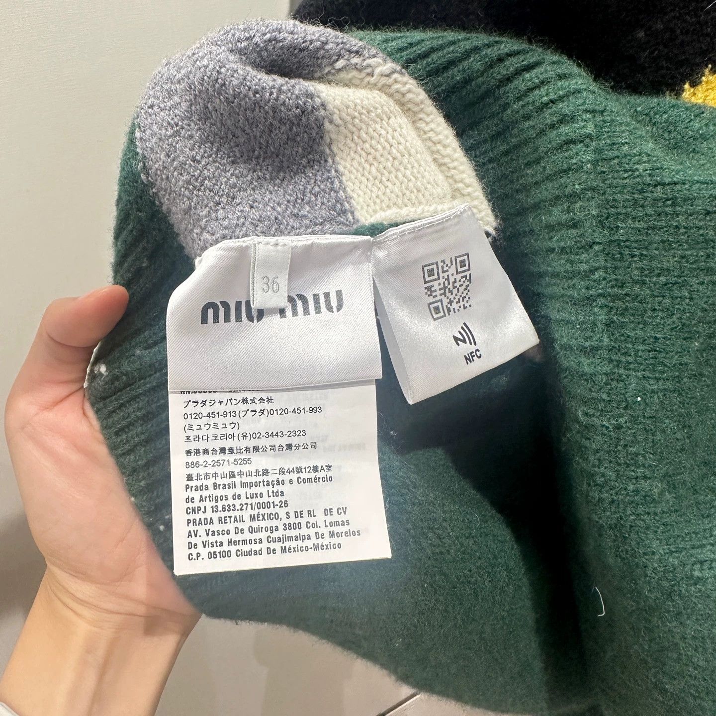 Miu Miu MIU MIU Classic Cartoon Wool Sweater 36 Size XS / US 0-2 / IT 36-38 - 4 Thumbnail