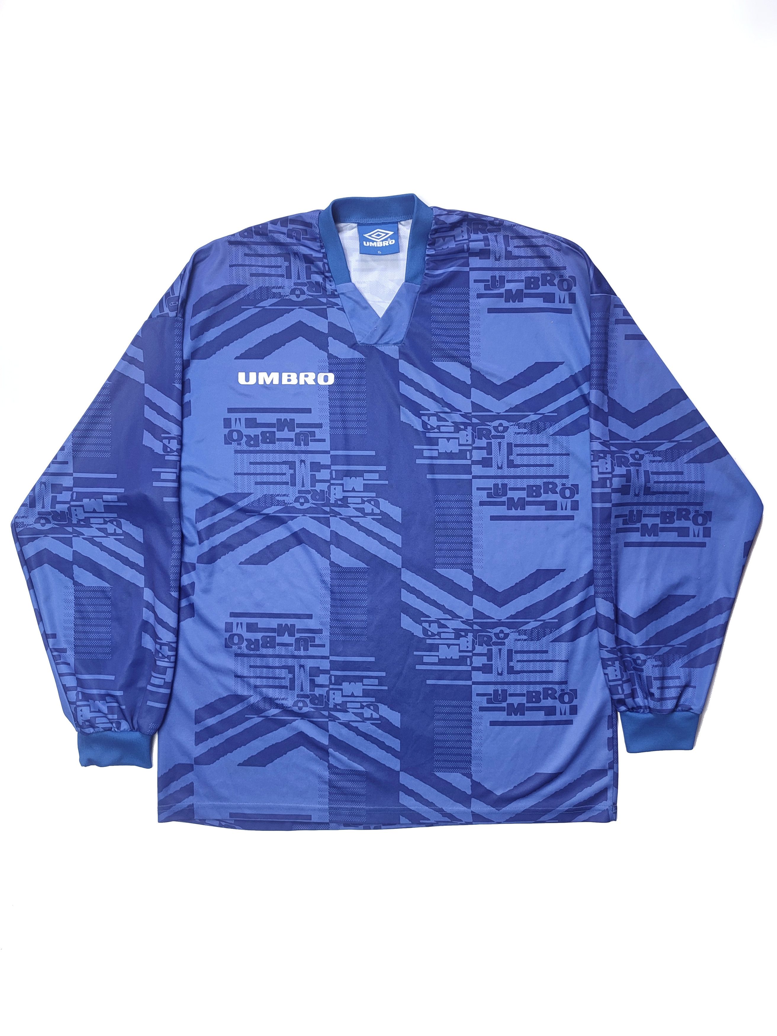 Umbro × Vintage Vintage Umbro Monogram Jersey Shirt Size US XL / EU 56 / 4 - 2 Thumbnail