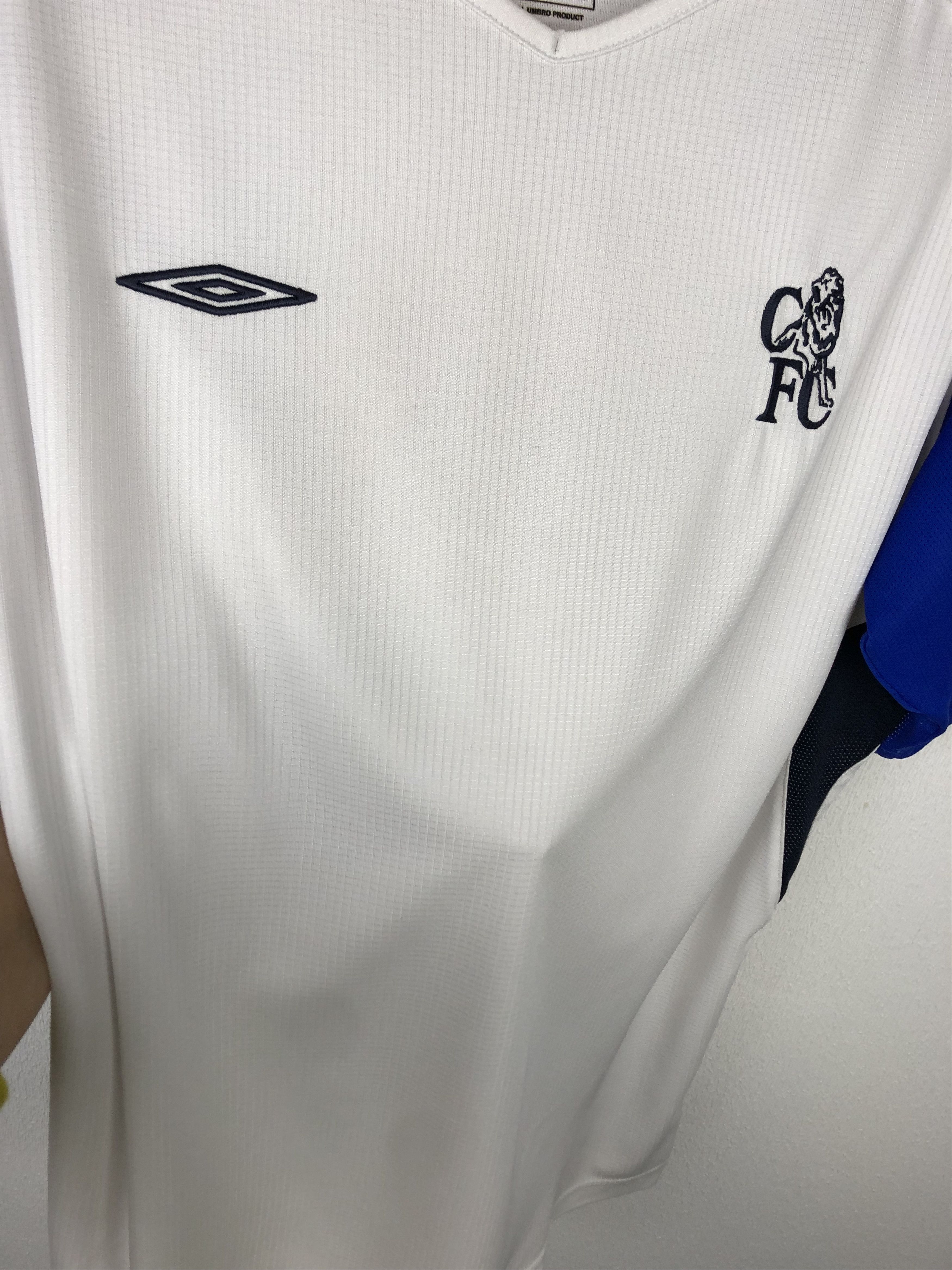 Polo Ralph Lauren Vintage Umbro Chelsea Football Train Shirt Soccer Jersey Size US L / EU 52-54 / 3 - 5 Thumbnail