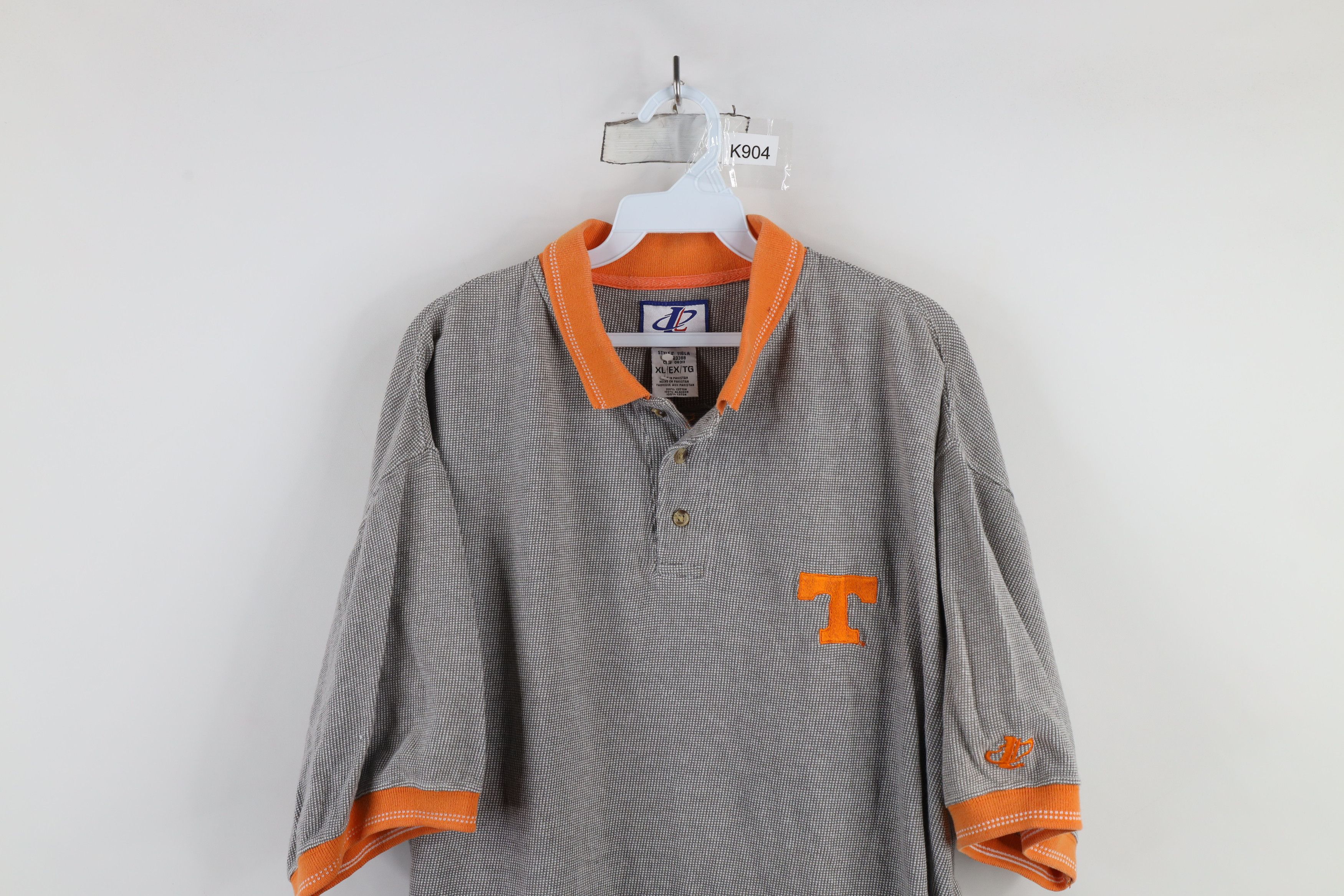 Vintage Vintage 90s University of Tennessee Short Sleeve Polo Shirt Size US XL / EU 56 / 4 - 2 Thumbnail