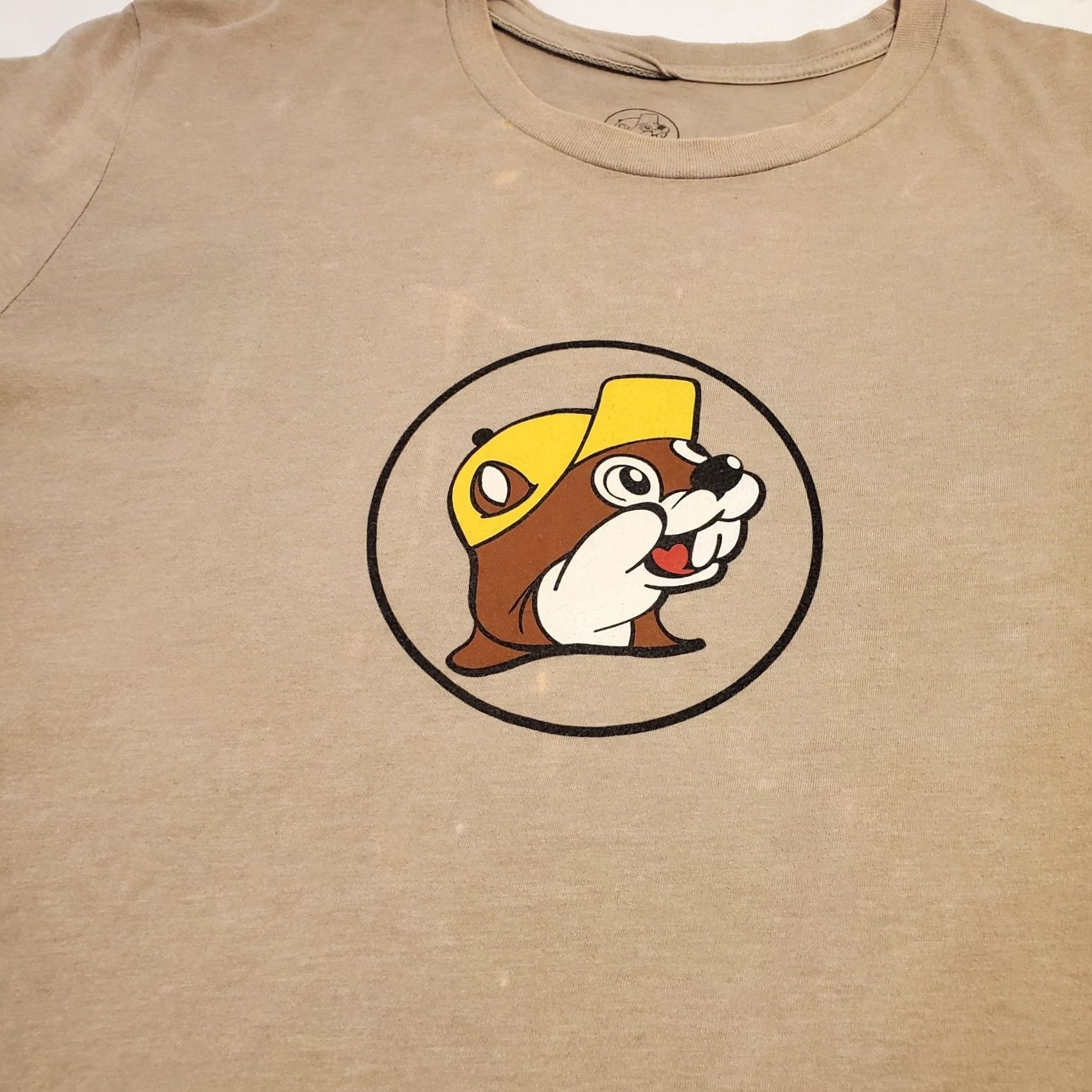 Logo 7 Buccee's Shirt Mens 2XL Tan Alabama Logo Southern Truck Stop T Size US XXL / EU 58 / 5 - 3 Thumbnail