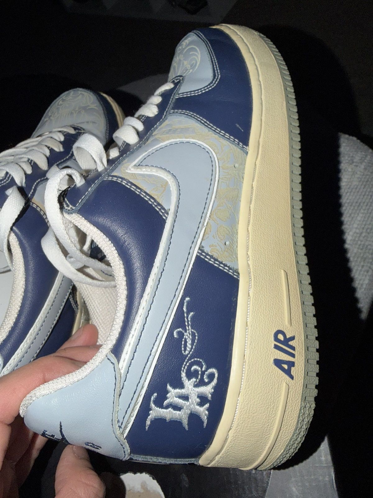 Nike Nike Air Force 1 Low Mr. Cartoon Blue Tattoo (Clown) Size US 9.5 / EU 42-43 - 5 Thumbnail