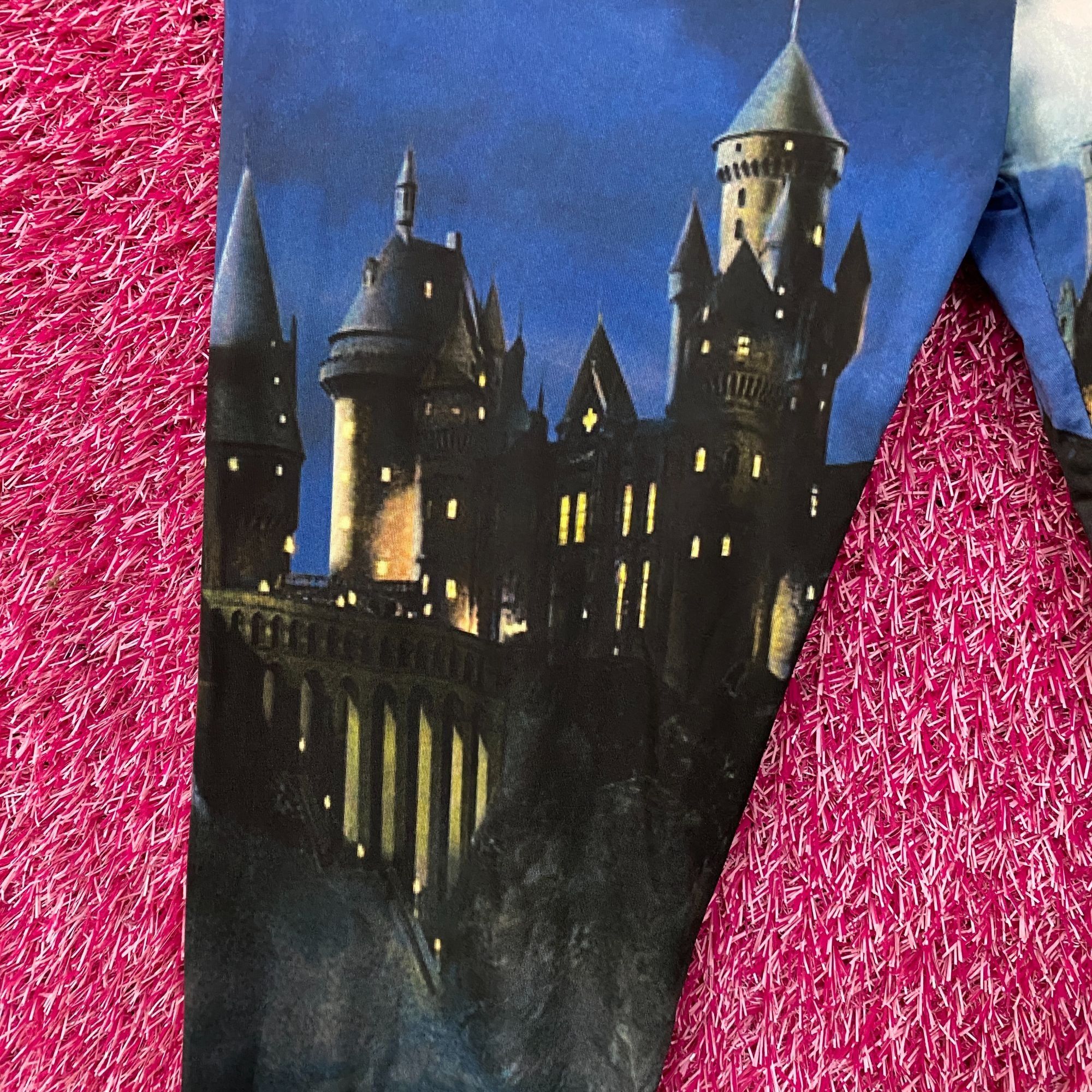 Warner Bros Harry Potter Hogwarts-Themed Graphic Leggings XS Size 26" / US 2 / IT 38 - 4 Thumbnail