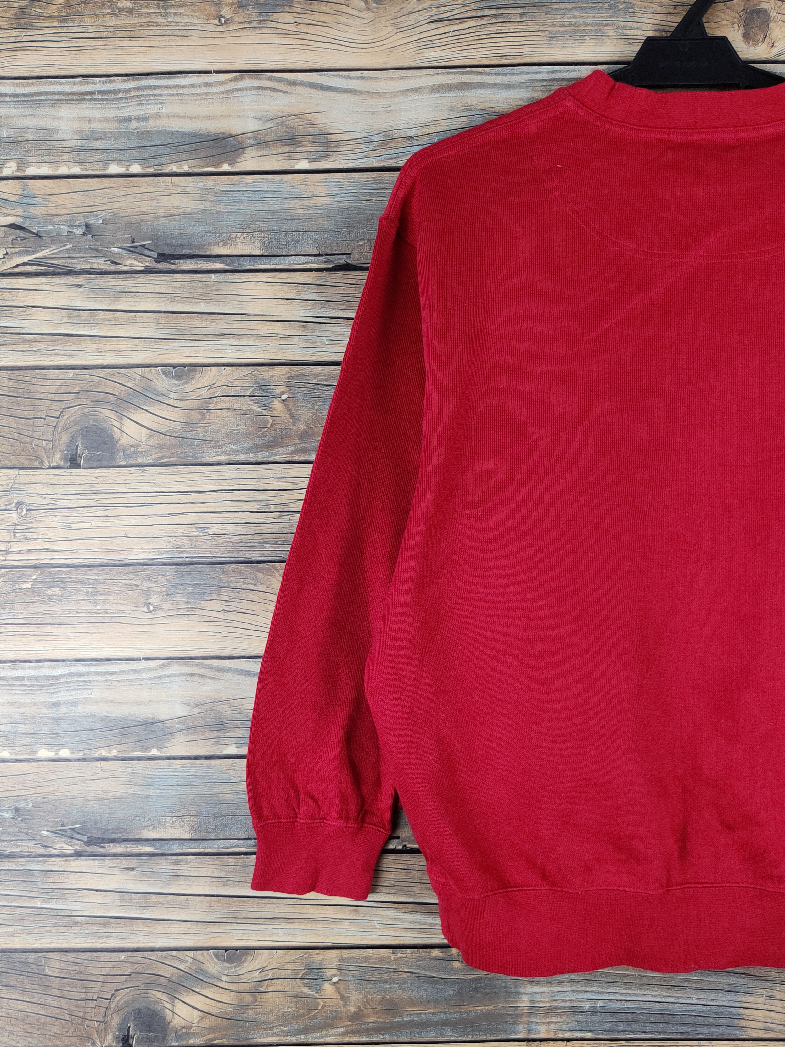 Japanese Brand × Vintage DL Daks Golf Red Sweatshirts #444 Size US M / EU 48-50 / 2 - 8 Thumbnail