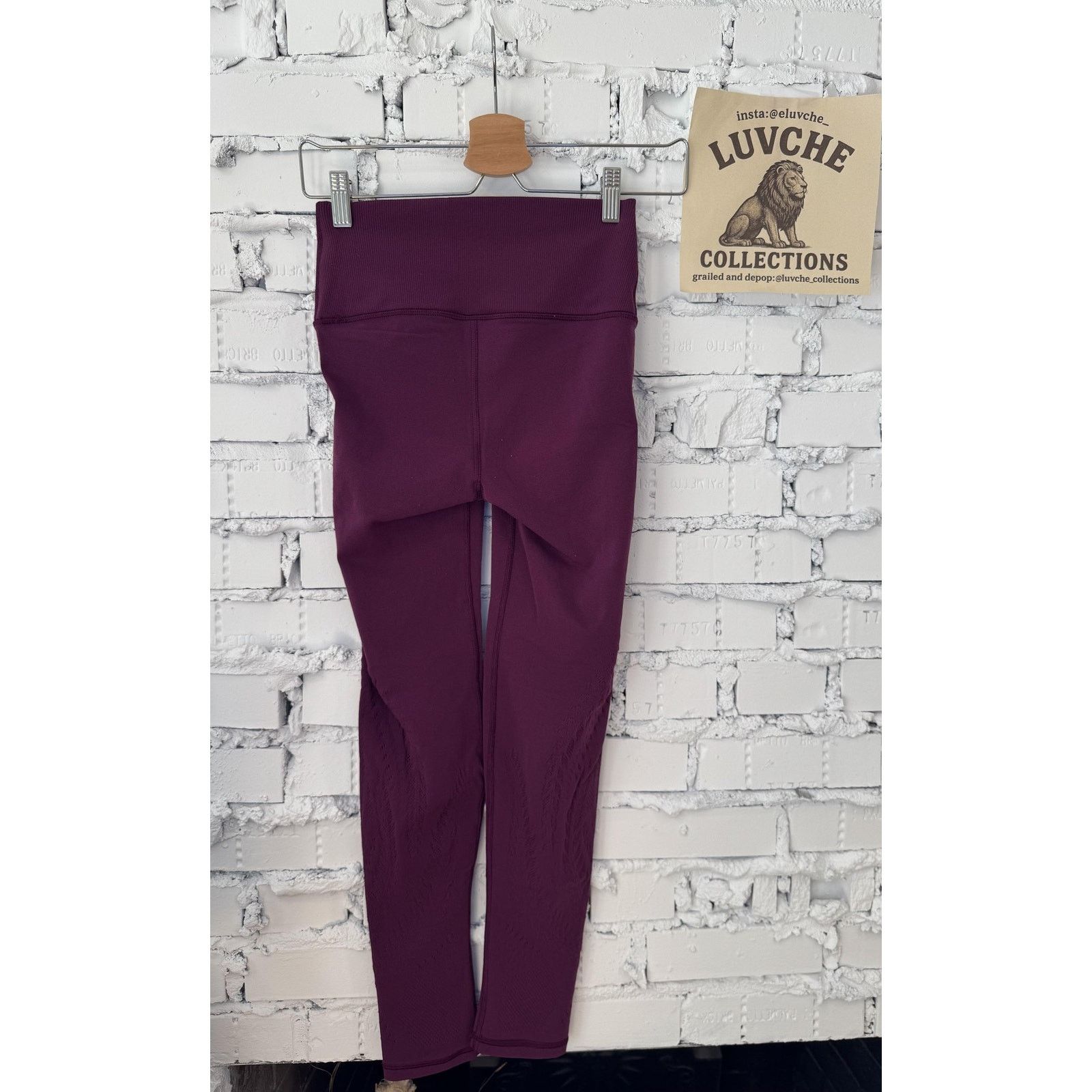 Athleta Athleta Womens XS Purple Seamless High Rise Yoga Leggings Size 27" / US 4 / IT 40 - 2 Thumbnail