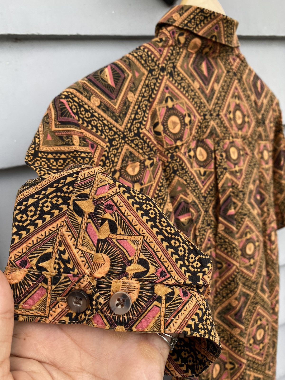 Volcom Volcom Stone Graphic Triangle Print Traditional Batik Style Size US S / EU 44-46 / 1 - 18 Thumbnail