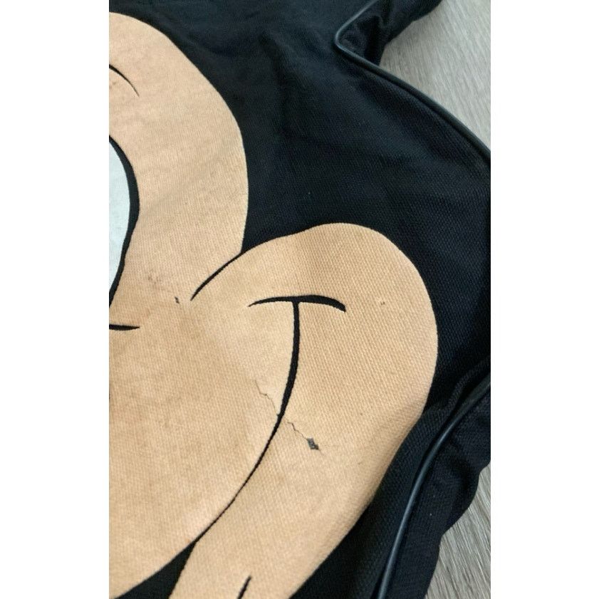Disney Vintage Disney Mickey Mouse Face Tote Bag Black Canvas Size ONE SIZE - 5 Thumbnail