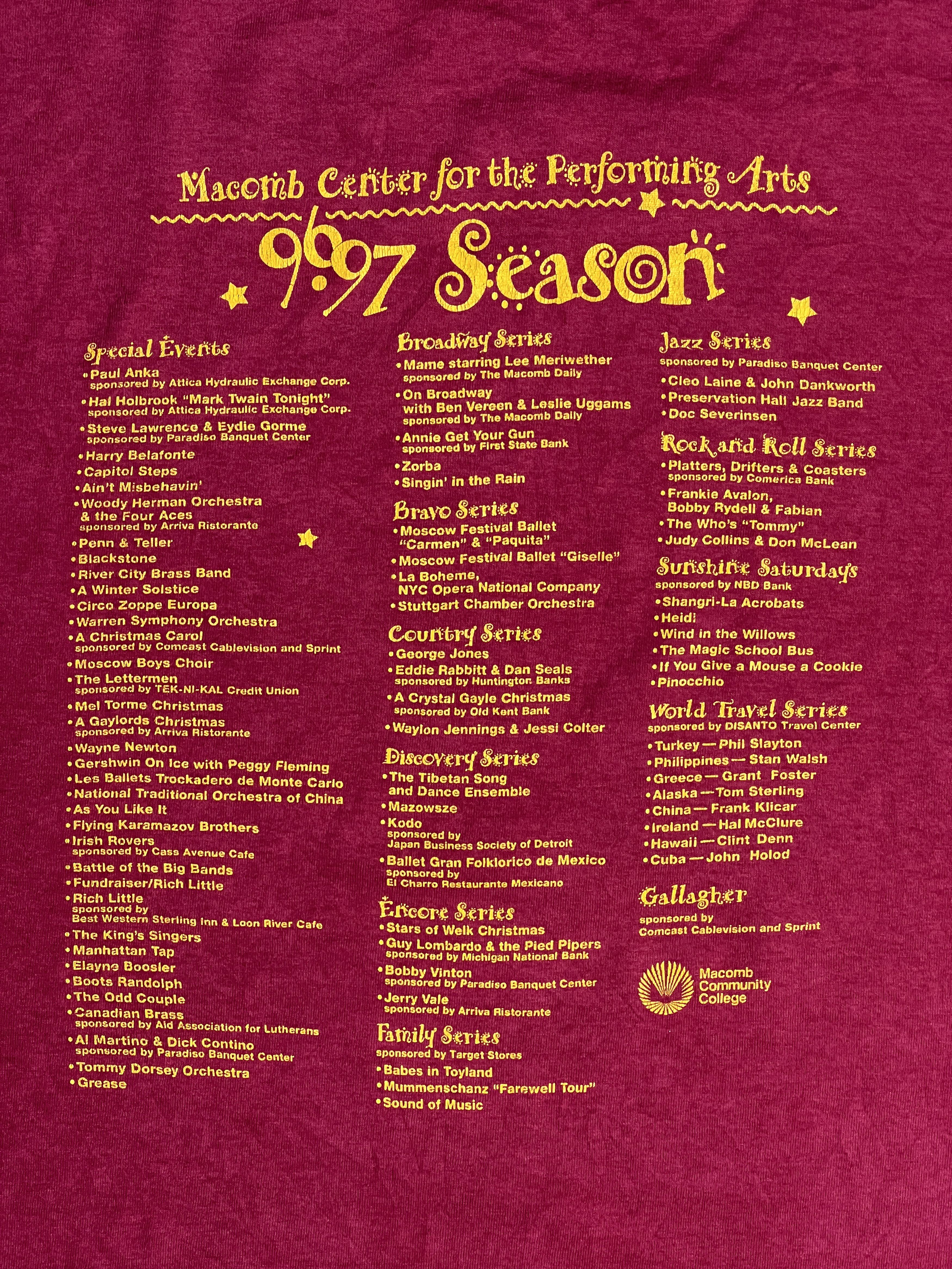 Band Tees Vintage 90s A Celebration Season Promo Tee (XXL) GTME245 Size US XXL / EU 58 / 5 - 7 Thumbnail