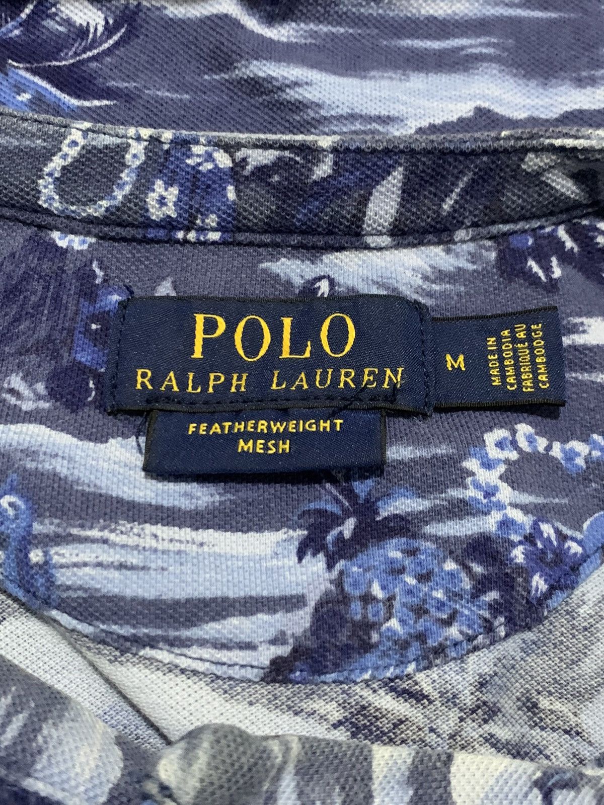 Polo Ralph Lauren Polo Ralph Lauren Hawaiian Short Sleeve Shirt Mens M Blue Size US M / EU 48-50 / 2 - 14 Thumbnail