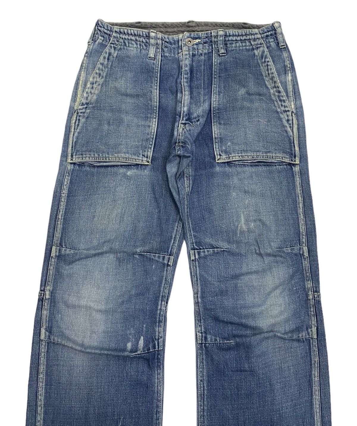 Helmut Lang BAGGY DENIM RAW-TEX UNITED ARROWS HELMUT LANG STYLE Size US 30 / EU 46 - 3 Thumbnail